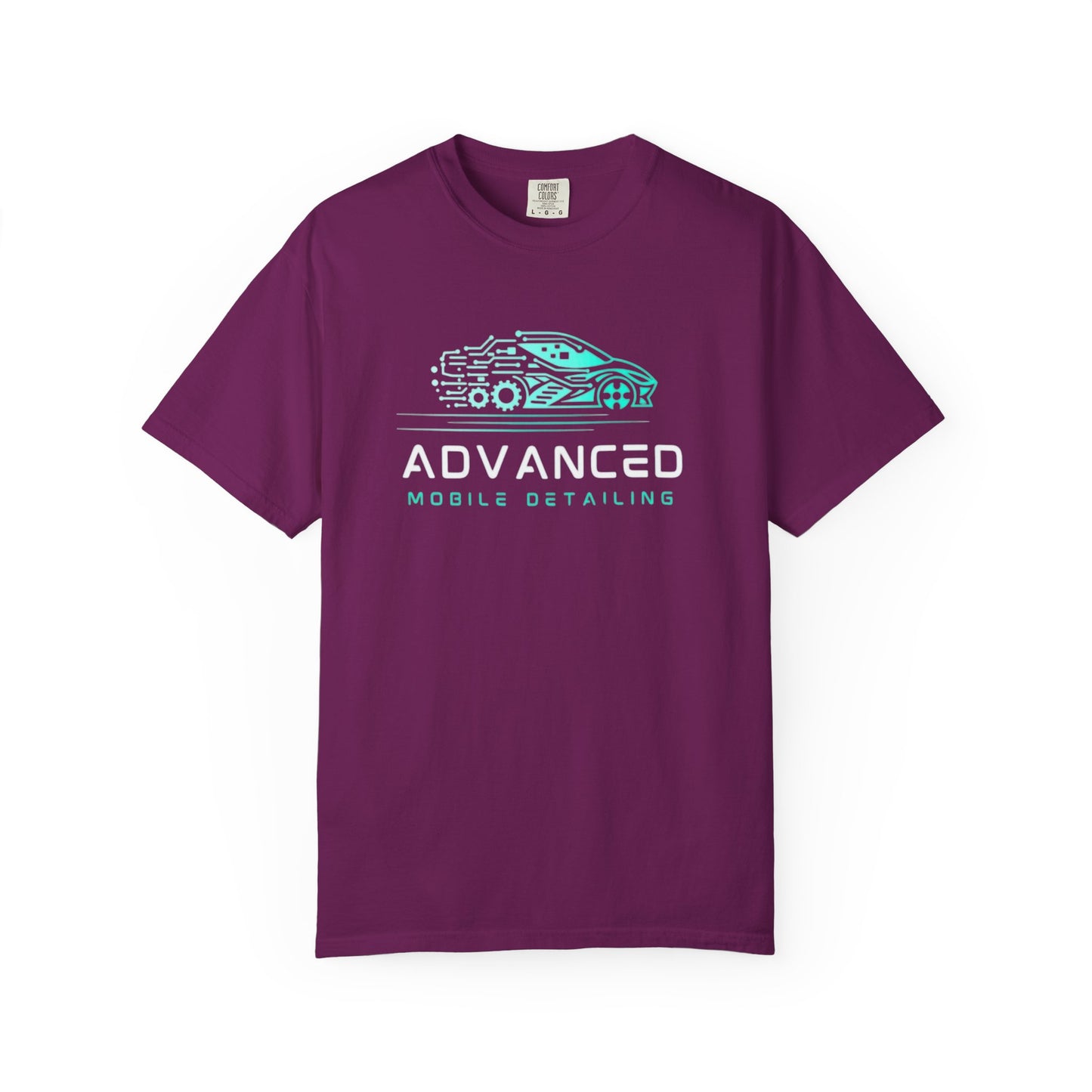 Advanced Mobile, Garment Dyed, T-Shirt, Unisex Graphic Tee, Casual Streetwear, Perfect Gift for Car Lovers, Vintage Style Merch, Everyday Wear