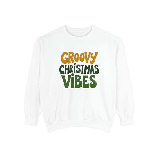 Groovy Christmas Vibes Sweatshirt