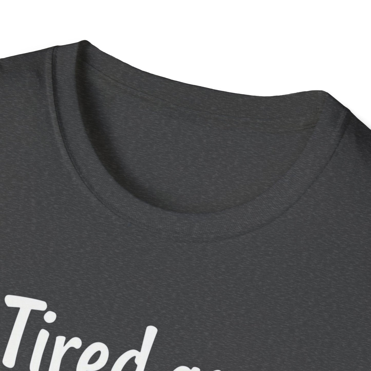 Tired as a Mother T-Shirt, Funny Mom Tee, Gift for Mothers Day, Unisex Tee, Coffee Lover Shirt, Relaxed Fit T-Shirt - Psychonaut Swag