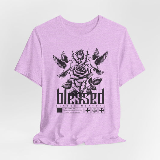 Blessed Rose Tee — Vintage Floral Graphic T‑Shirt