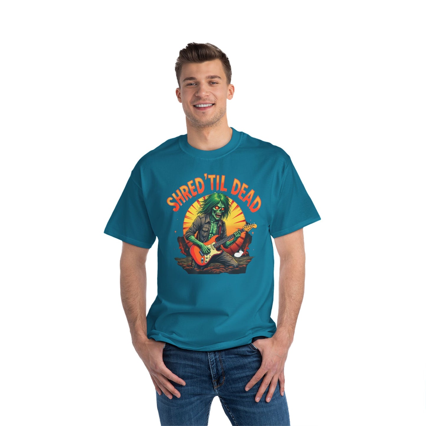 Rockin' Shred'Til Dead T-Shirt | Music Lover Gift, Concert Tee, Graphic Tee, Chill Vibes, Unique Band Merchandise - Psychonaut Swag