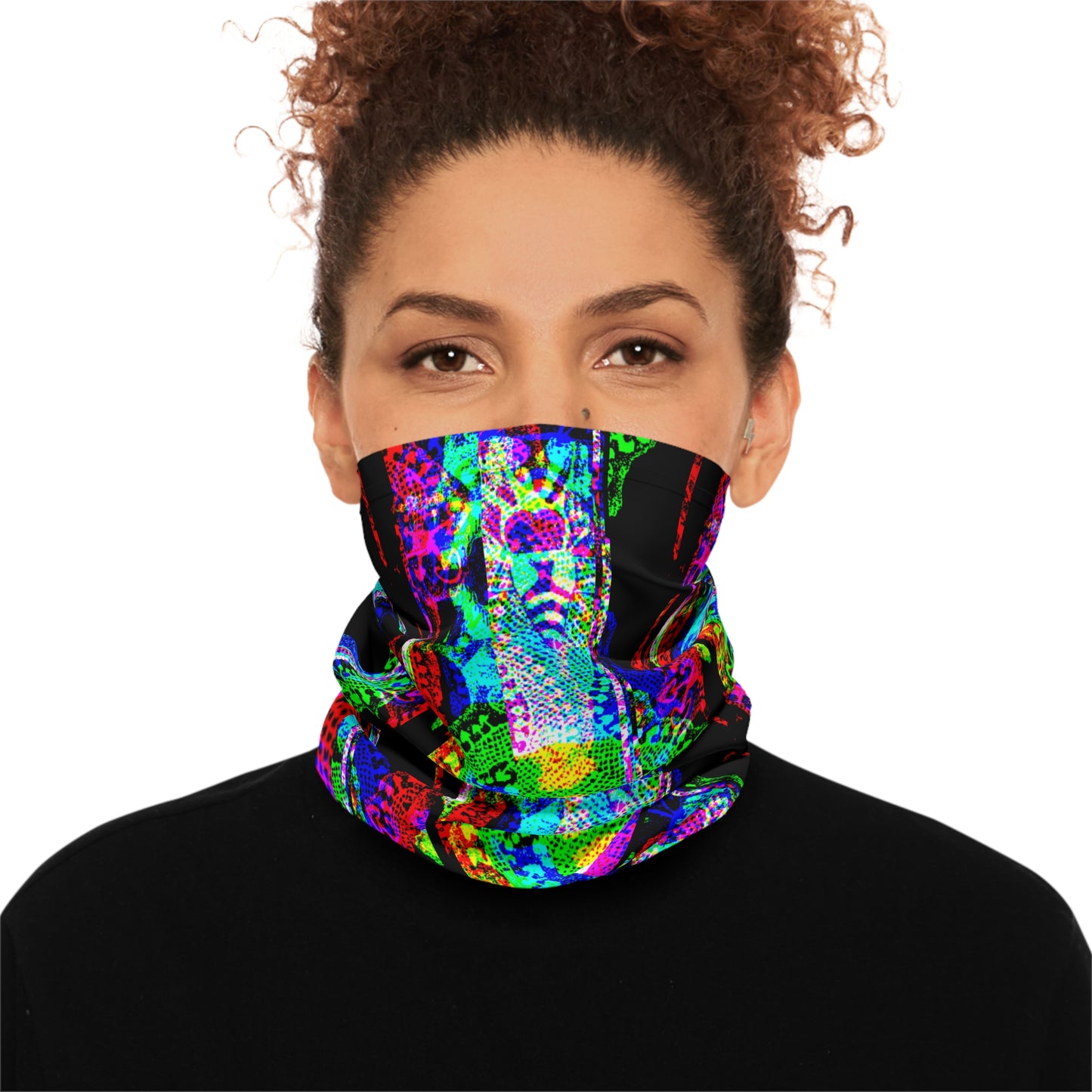 Psychedelic BeeMan, Lightweight Neck Gaiter - Psychonaut Swag