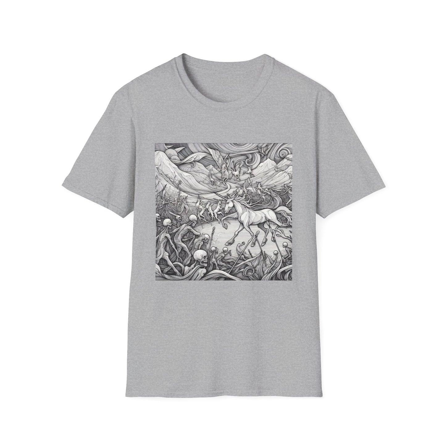 Unicorn Unisex Softstyle T-Shirt - Psychonaut Swag