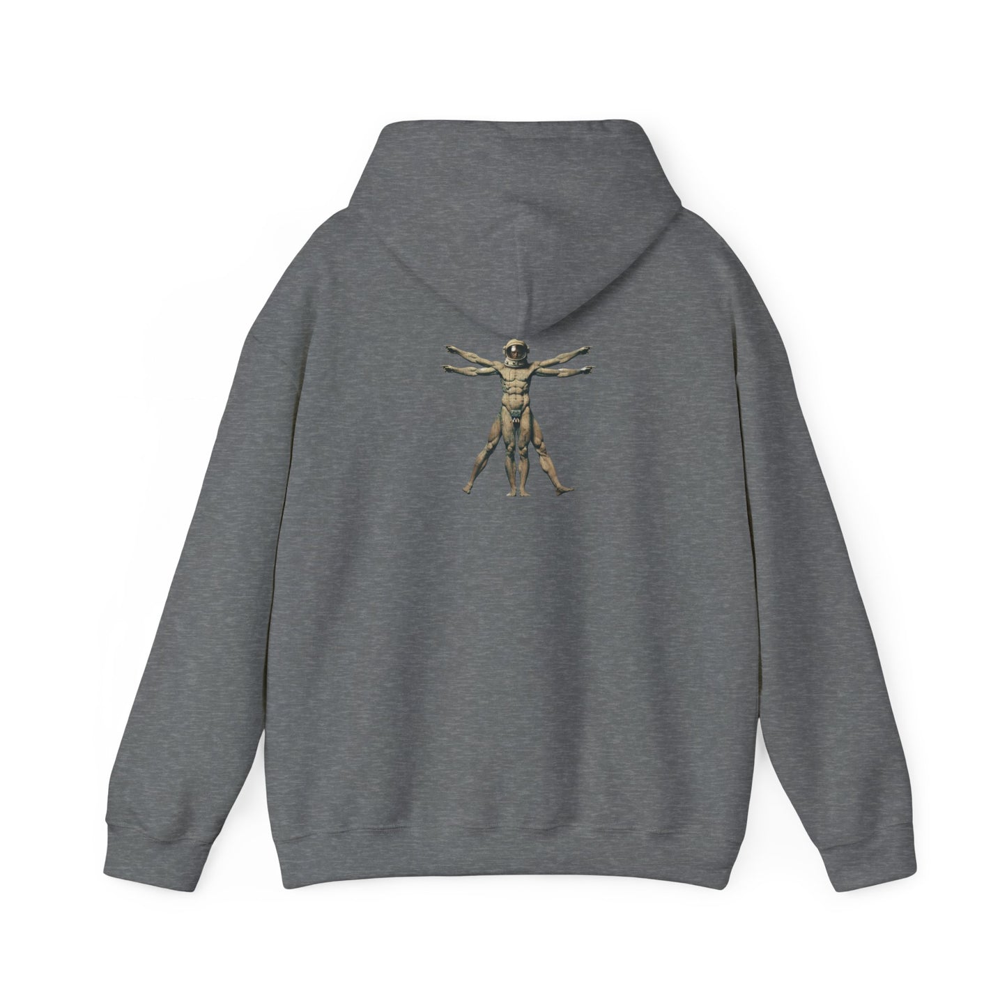 Psychonaut Staple, Vitruvian Hoody,Unisex Heavy Blend™ Hooded Sweatshirt - Psychonaut Swag