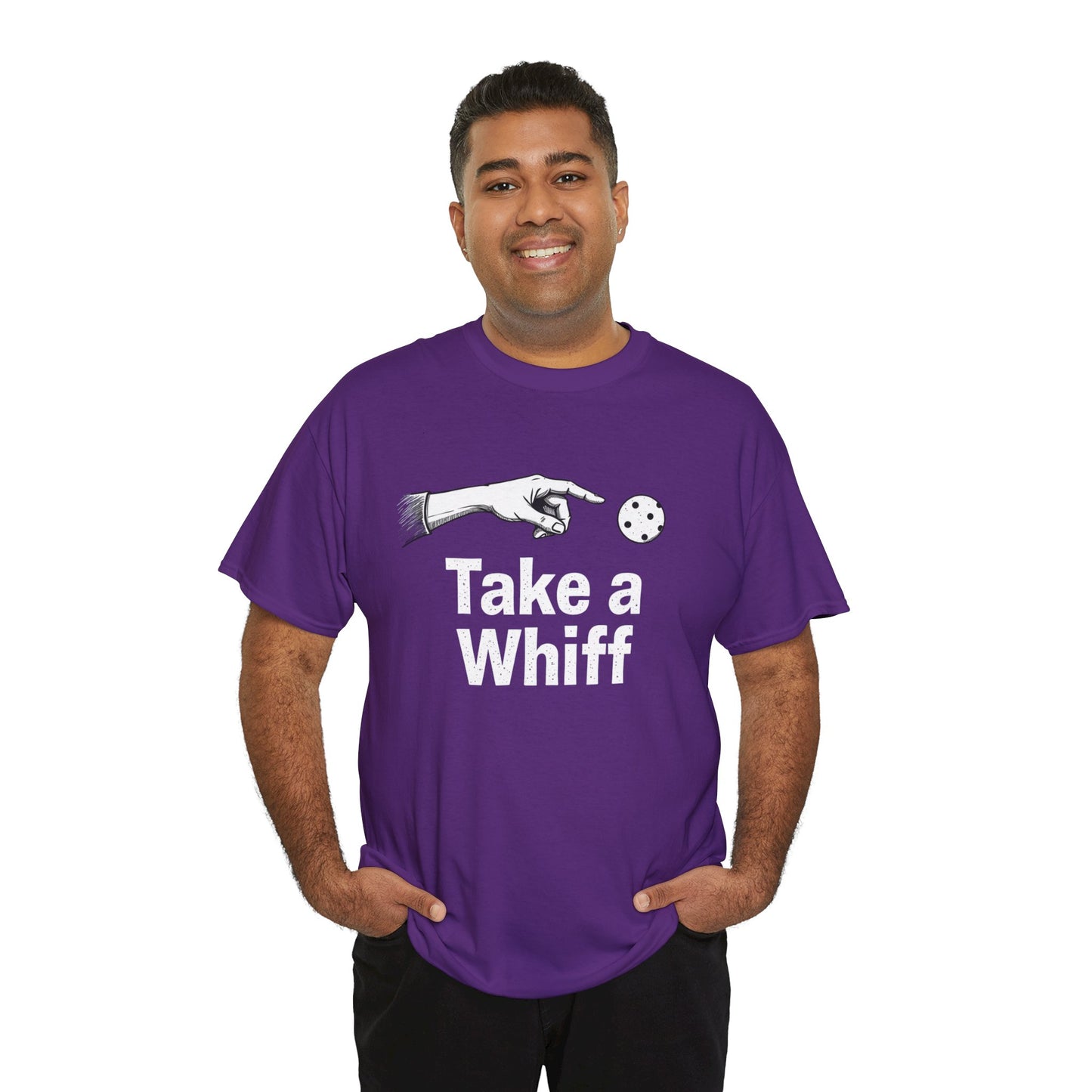 Take a whiff, Unisex Heavy Cotton Tee - Perfect for Fun Gatherings, Casual Outings, Gifts, and Everyday Wear