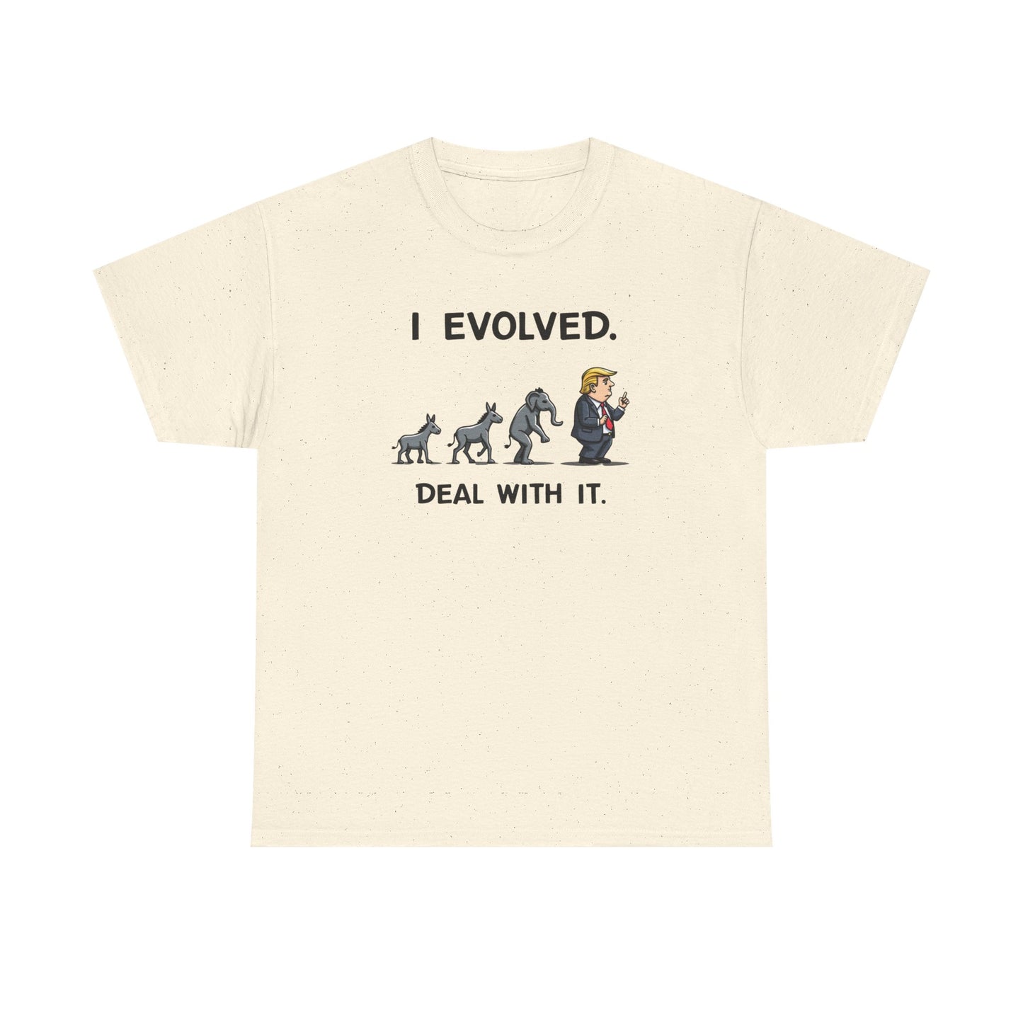 I Evolved, political humor, Funny Unisex T-Shirt, Gift for Dog Lovers, Casual Wear, Statement Shirt - Psychonaut Swag