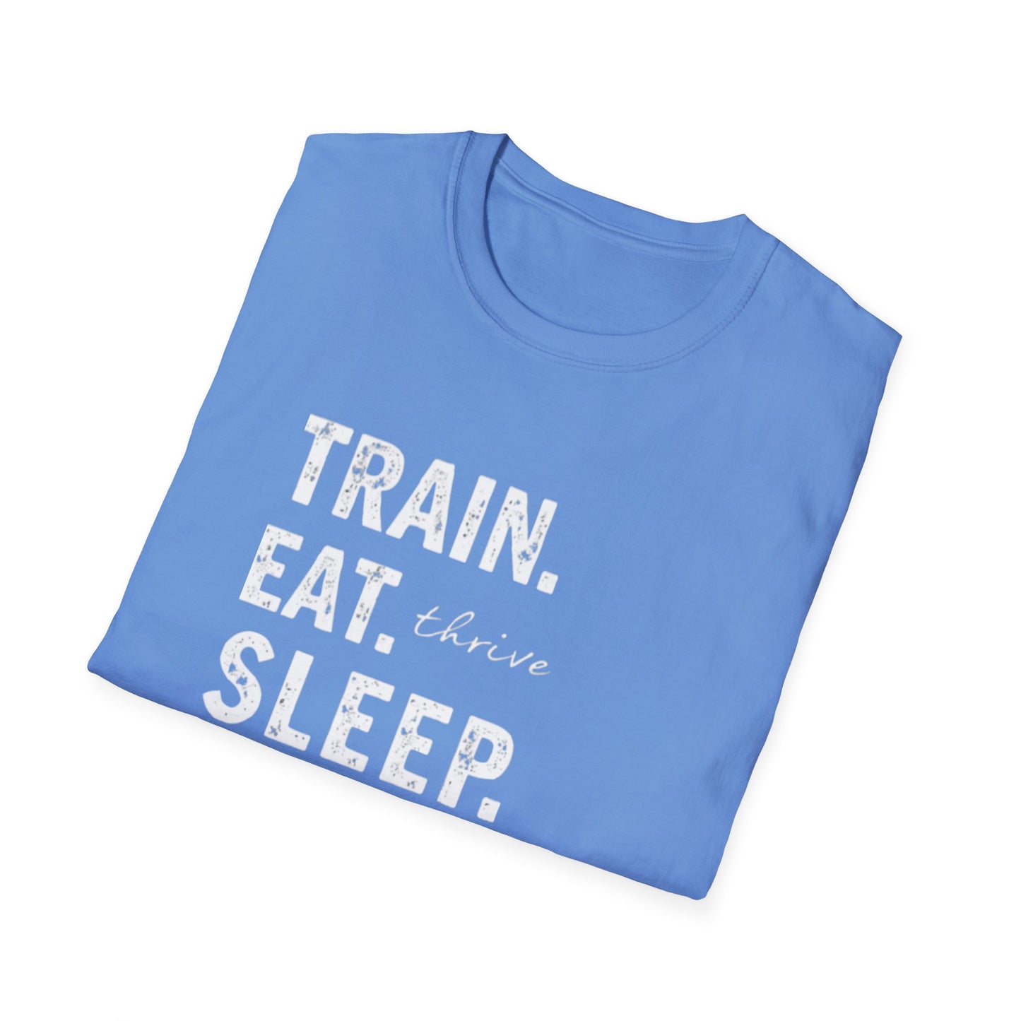 Train Eat Sleep Repeat T-Shirt, Fitness Apparel, Gym Wear, Motivational Shirt, Casual Unisex Tee - Psychonaut Swag