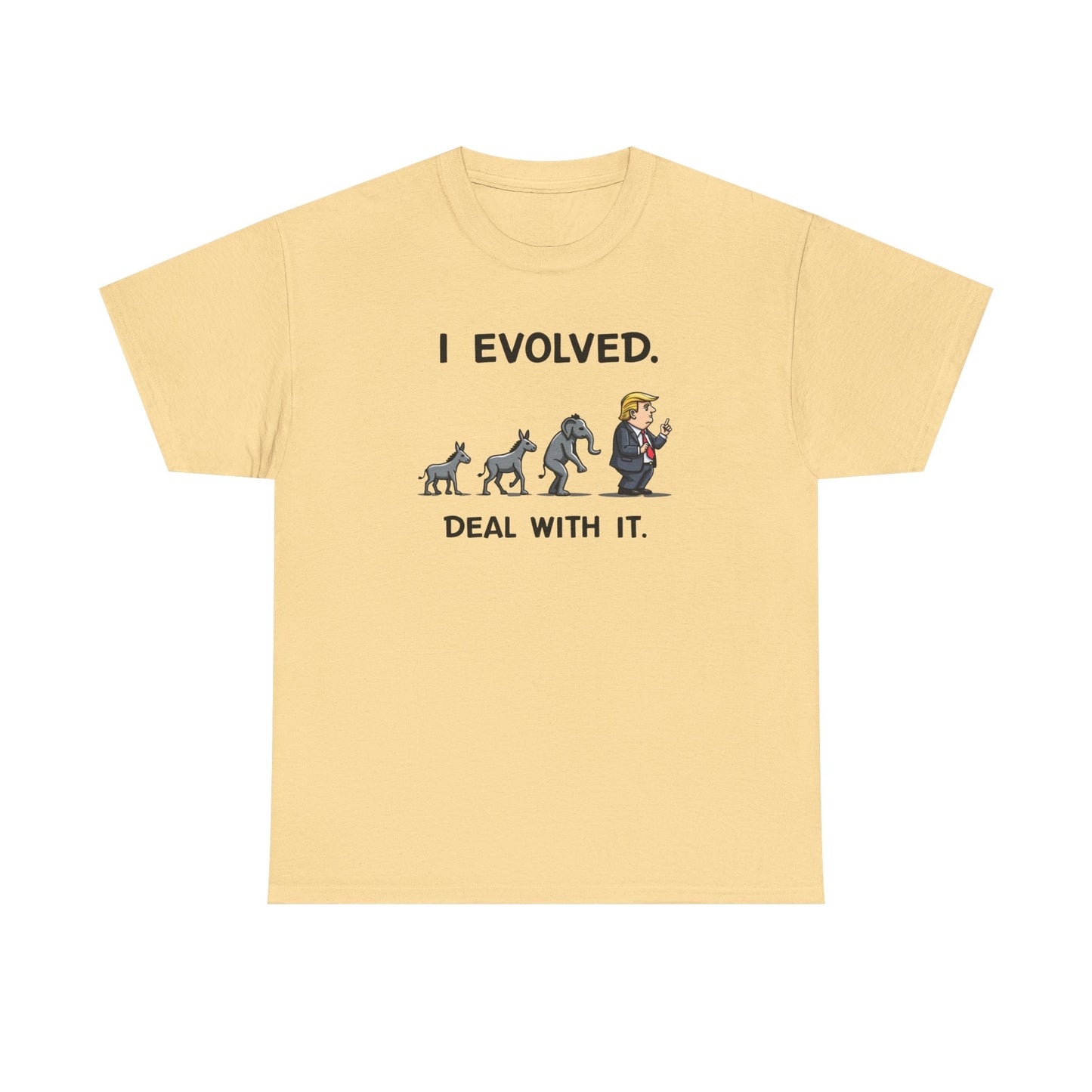 I Evolved, political humor, Funny Unisex T-Shirt, Gift for Dog Lovers, Casual Wear, Statement Shirt - Psychonaut Swag