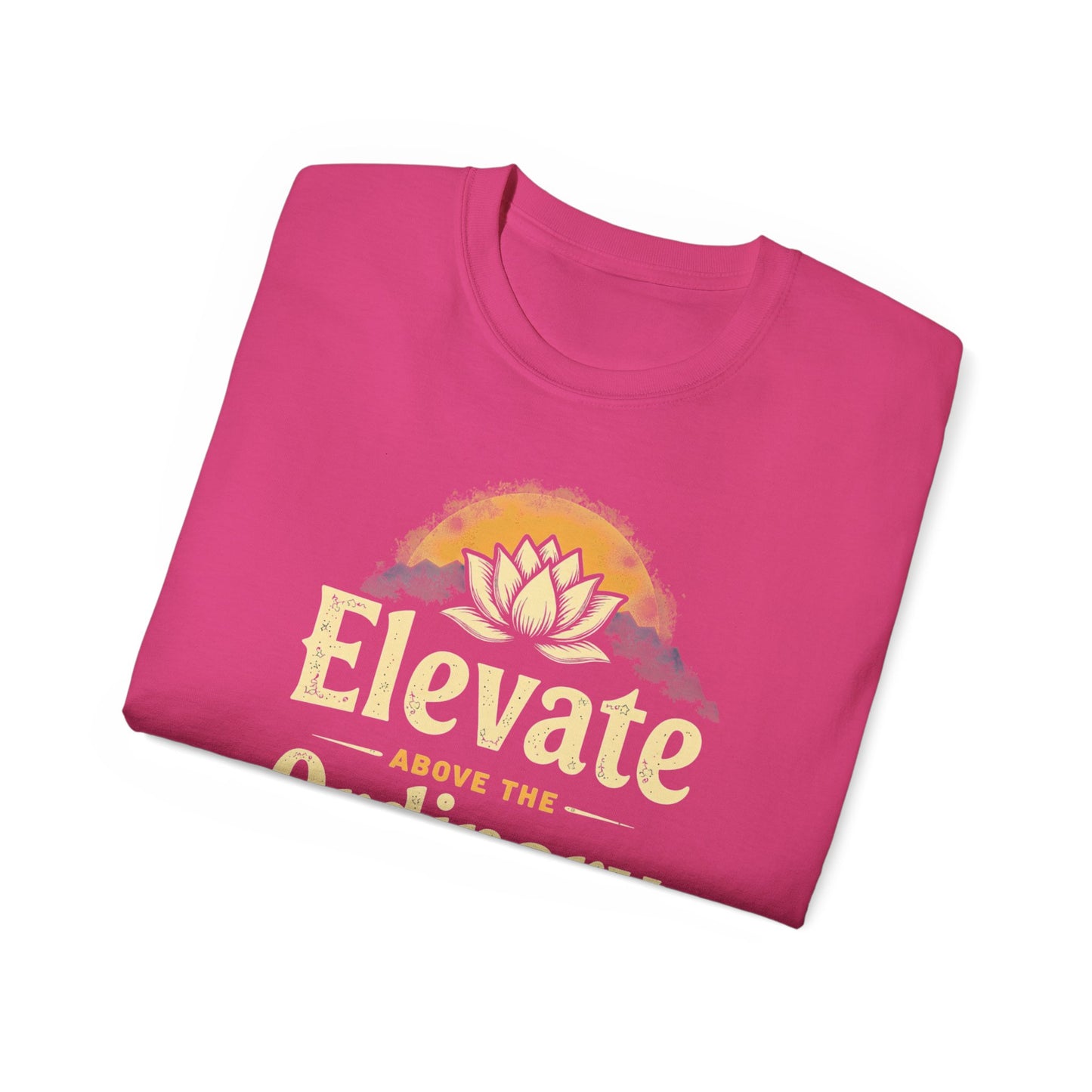 Inspirational Unisex Ultra Cotton Tee - 'Elevate Above the Ordinary' - Psychonaut Swag