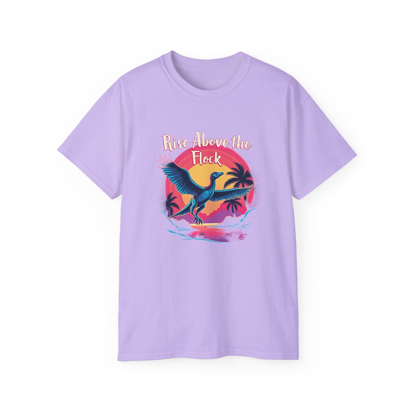 Rise Above the Flock Unisex Ultra Cotton Tee - Tropical Vibe Shirt - Psychonaut Swag