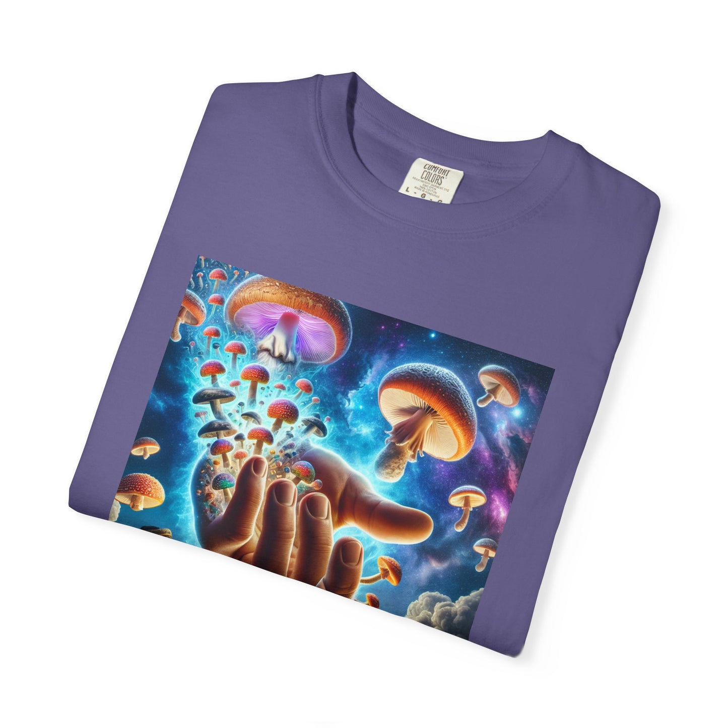 Mushrooms Gifted, Unisex Garment-Dyed T-shirt - Psychonaut Swag