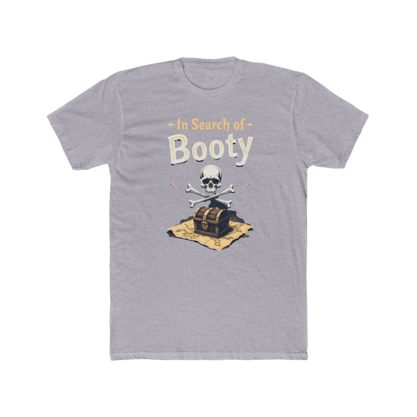 In Search of Booty Pirate T-Shirt, Fun Pirate Tee, Unisex Cotton Tee, Halloween Costume Shirt, Adventure Gift, Nautical Vibe, Unique Humor