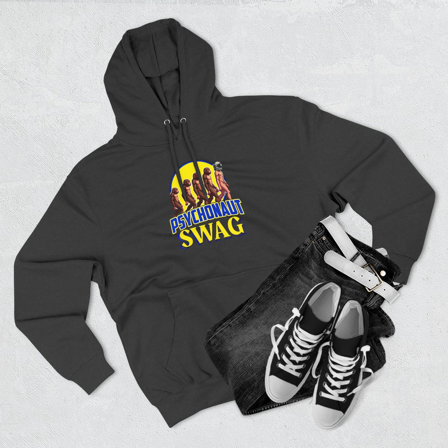 Psychonaut swag small biz, Fleece Hoodie, Cozy Layer for Gamers, Trendy Sweatshirt, Ideal Gift for Holidays, Perfect for Casual Outfits