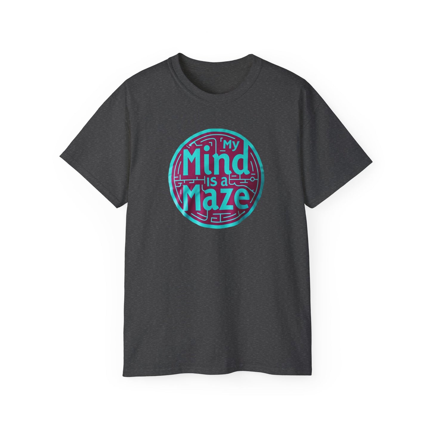 Mind is a Maze Unisex Ultra Cotton Tee - Creative and Thoughtful Shirt - Psychonaut Swag