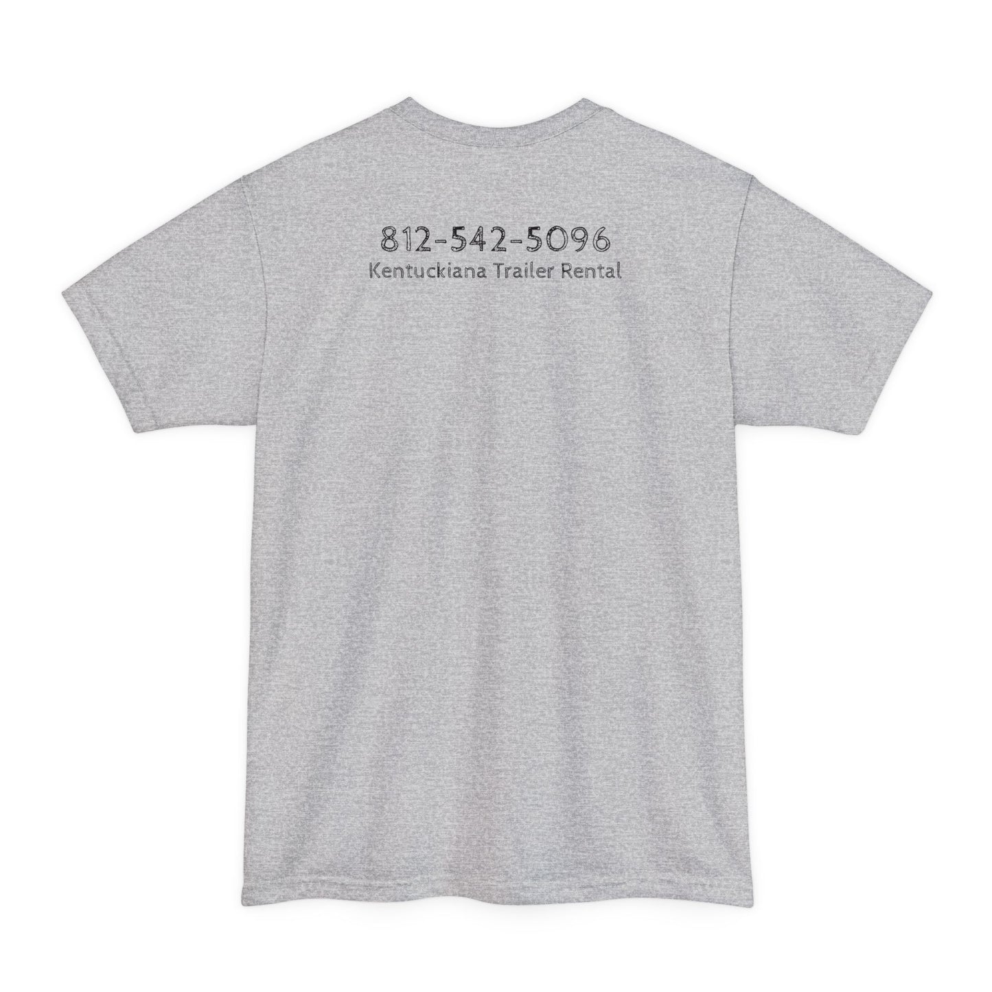 Tall mock1, Kentuckiana small biz swag, T-Shirt | Casual Souvenir Tee, Road Trip Gear, Gift for Trailer Owners, Fun Outdoor Wear, Unisex Apparel