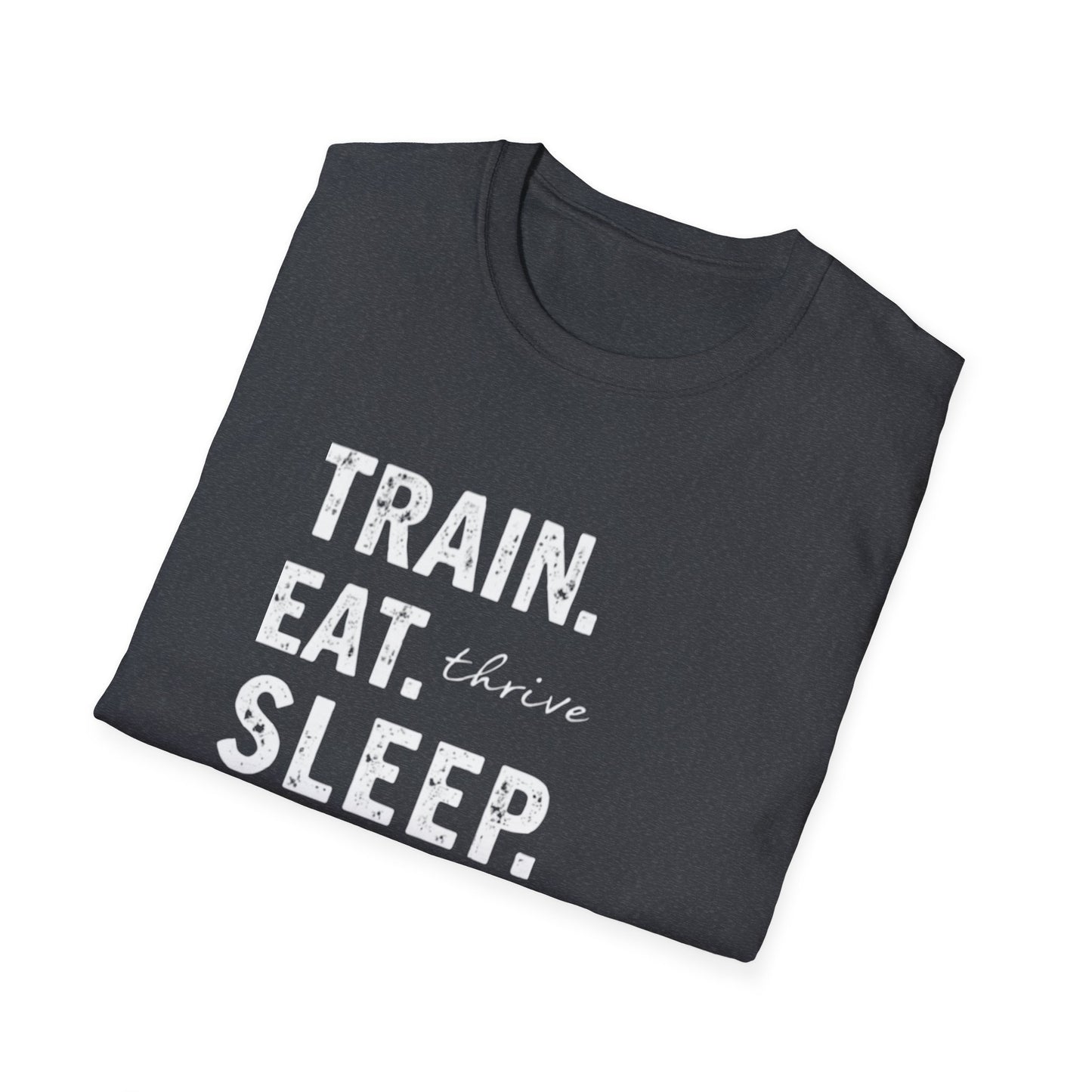 Train Eat Sleep Repeat T-Shirt, Fitness Apparel, Gym Wear, Motivational Shirt, Casual Unisex Tee - Psychonaut Swag