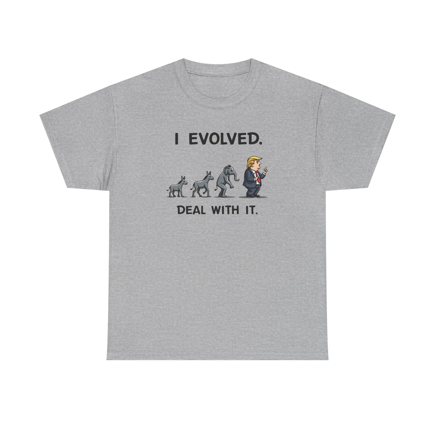 I Evolved, political humor, Funny Unisex T-Shirt, Gift for Dog Lovers, Casual Wear, Statement Shirt - Psychonaut Swag