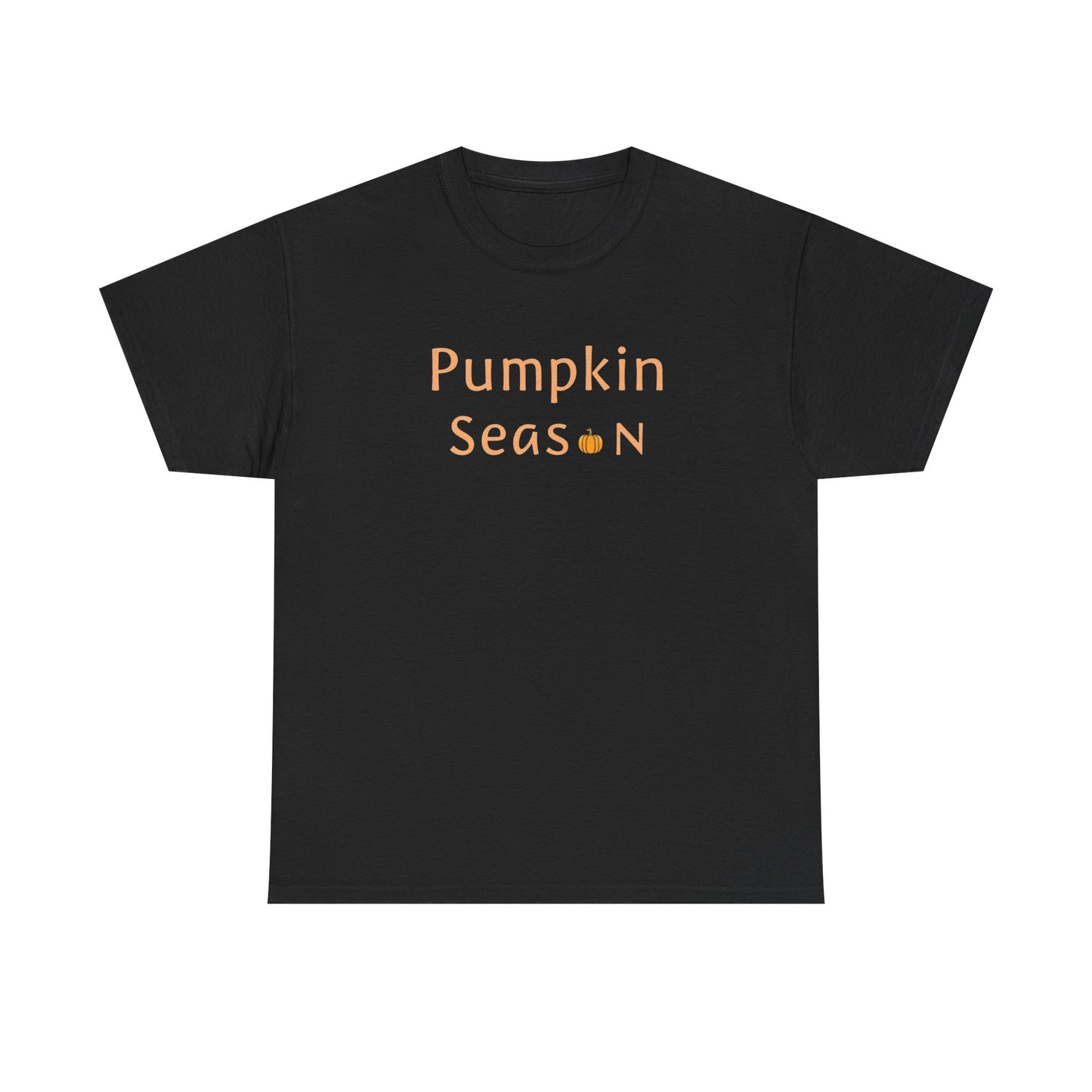 Pumpkin Season Unisex Heavy Cotton Tee, Fall Apparel, Halloween Shirt, Thanksgiving Tee, Cozy Autumn Fashion, Seasonal Wear