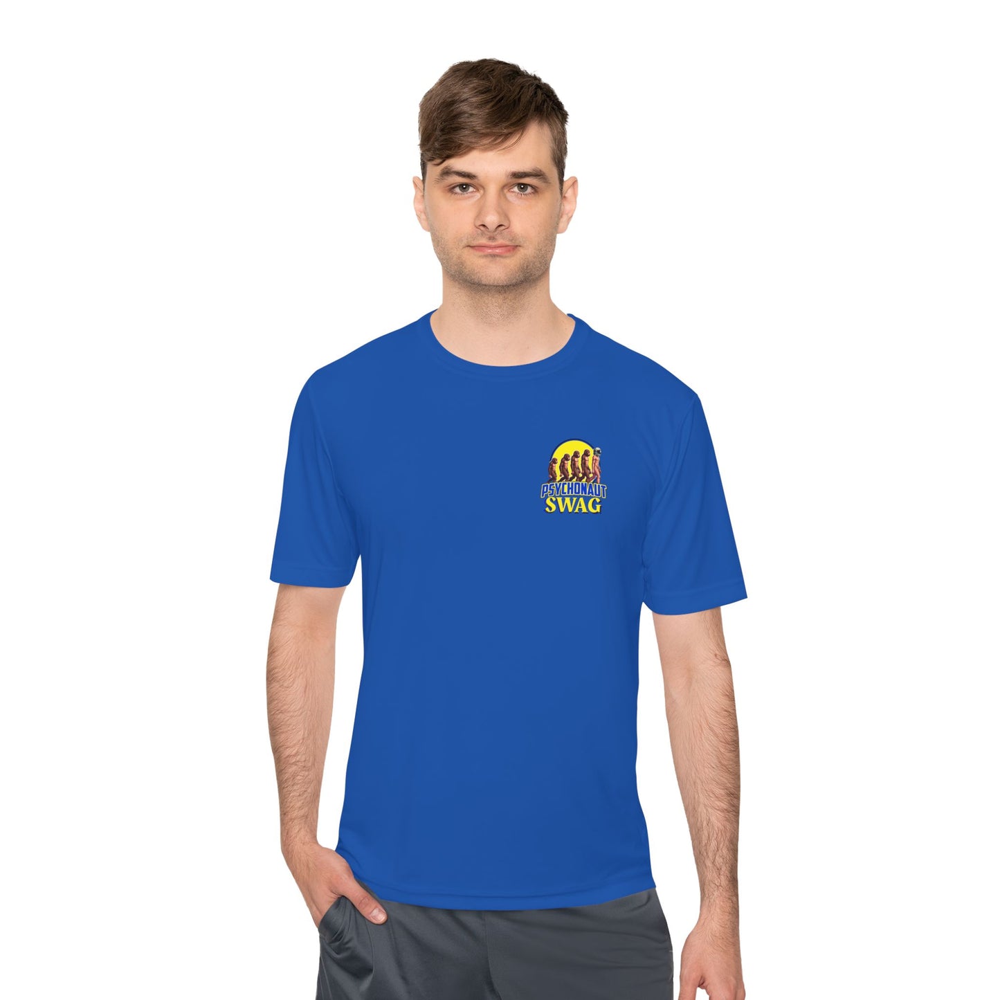 Psychonaut Swag, Small Biz, Unisex Moisture Wicking Tee, Workout Shirt, Gift for Car Enthusiasts, Casual Wear, Summer Activewear