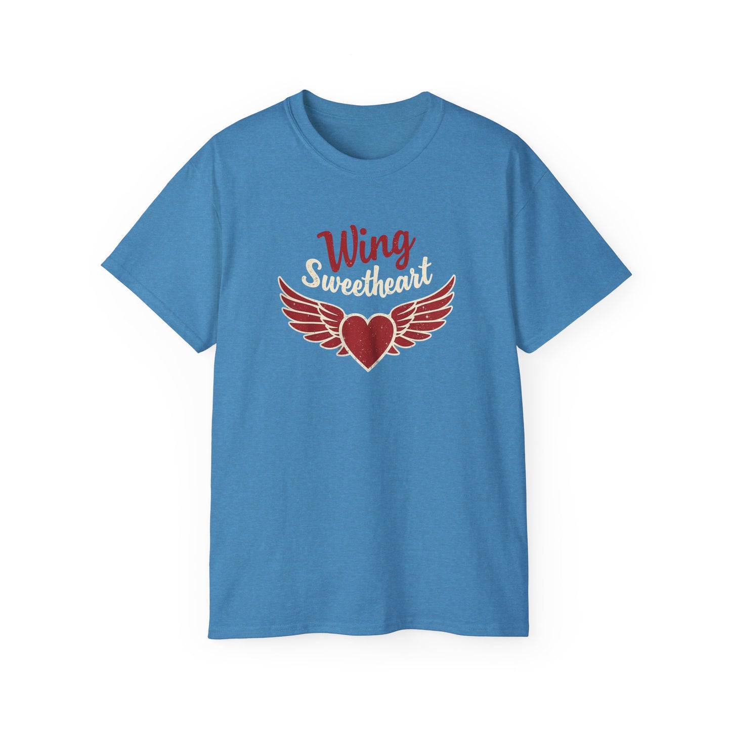 Wing Sweetheart Unisex Ultra Cotton Tee | Cute Graphic Shirt, Valentine's Day Gift, Trendy Casual Wear, Heart Theme Apparel, Unique T-Shirt - Psychonaut Swag