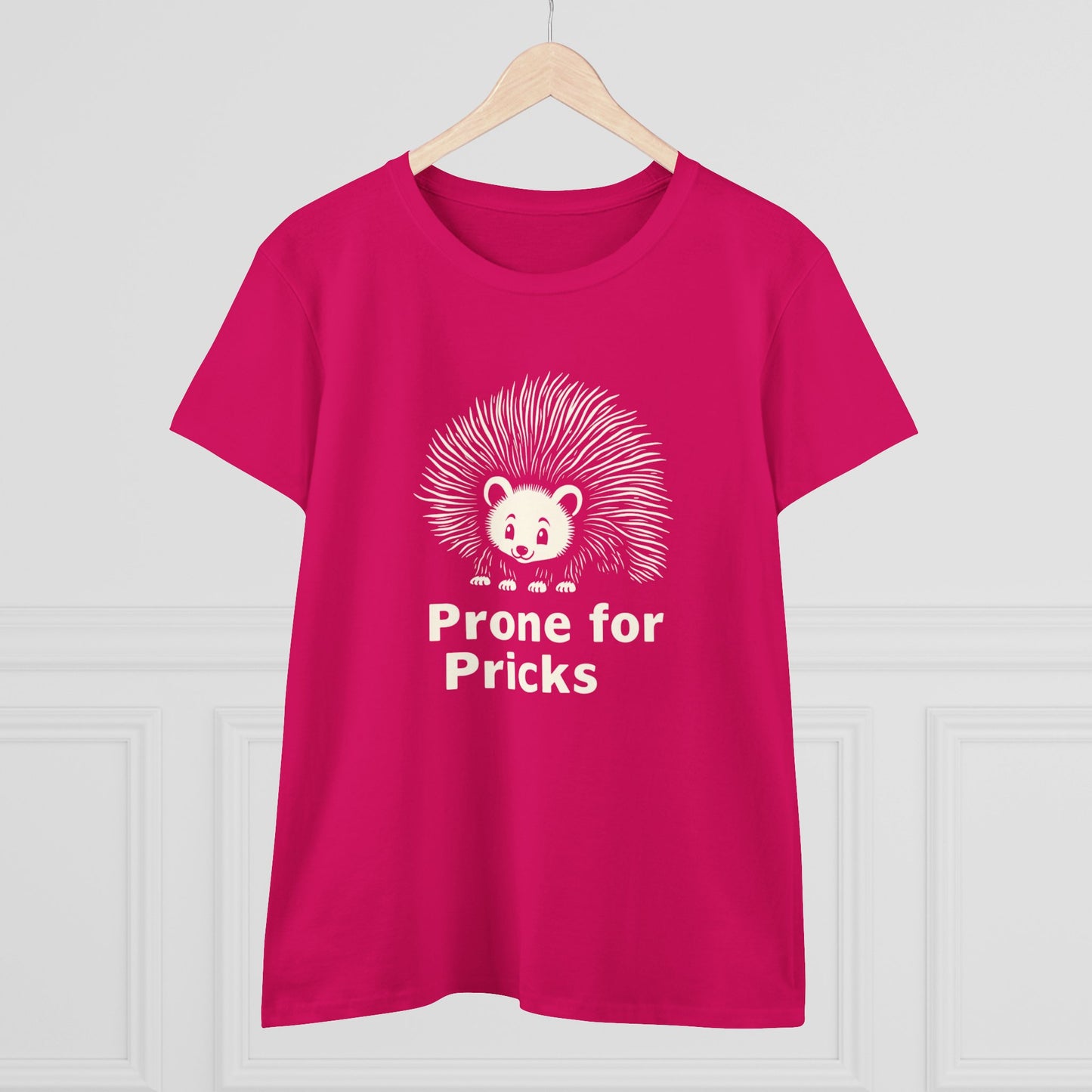 Prone for Pricks, Funny Hedgehog Tee, Quirky Animal Shirt, Cute Graphic Tee, Gift for Animal Lovers, Casual Wear, Summer Top