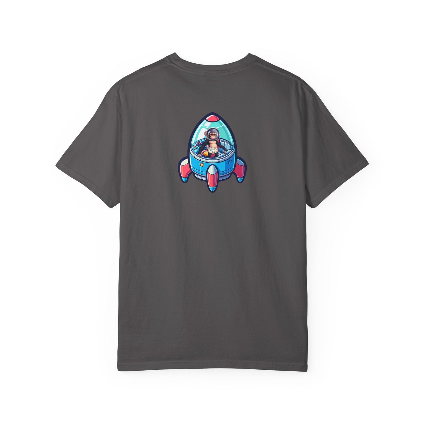 Psychonaut Staple, Chimp in Space Unisex Garment-Dyed T-shirt - Psychonaut Swag