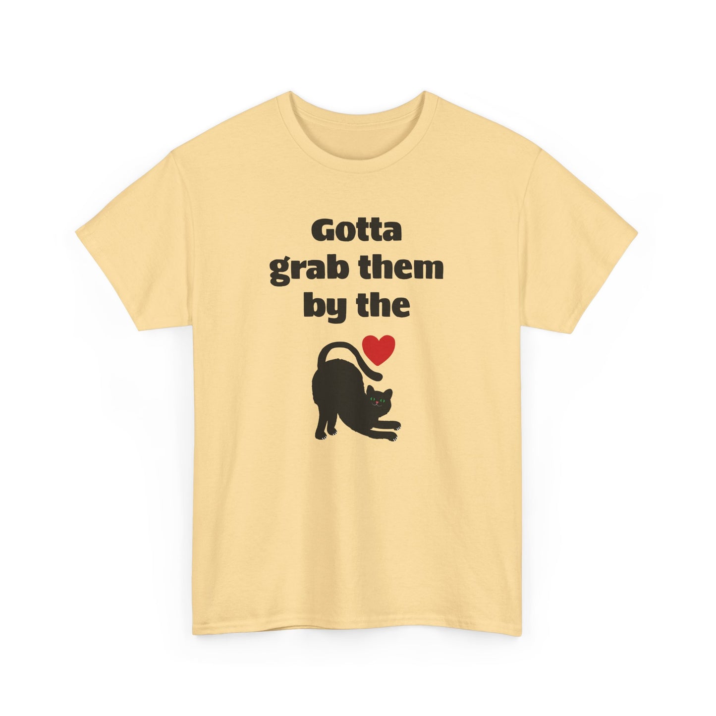 Grab the Cat, Unisex Heavy Cotton Tee - Psychonaut Swag
