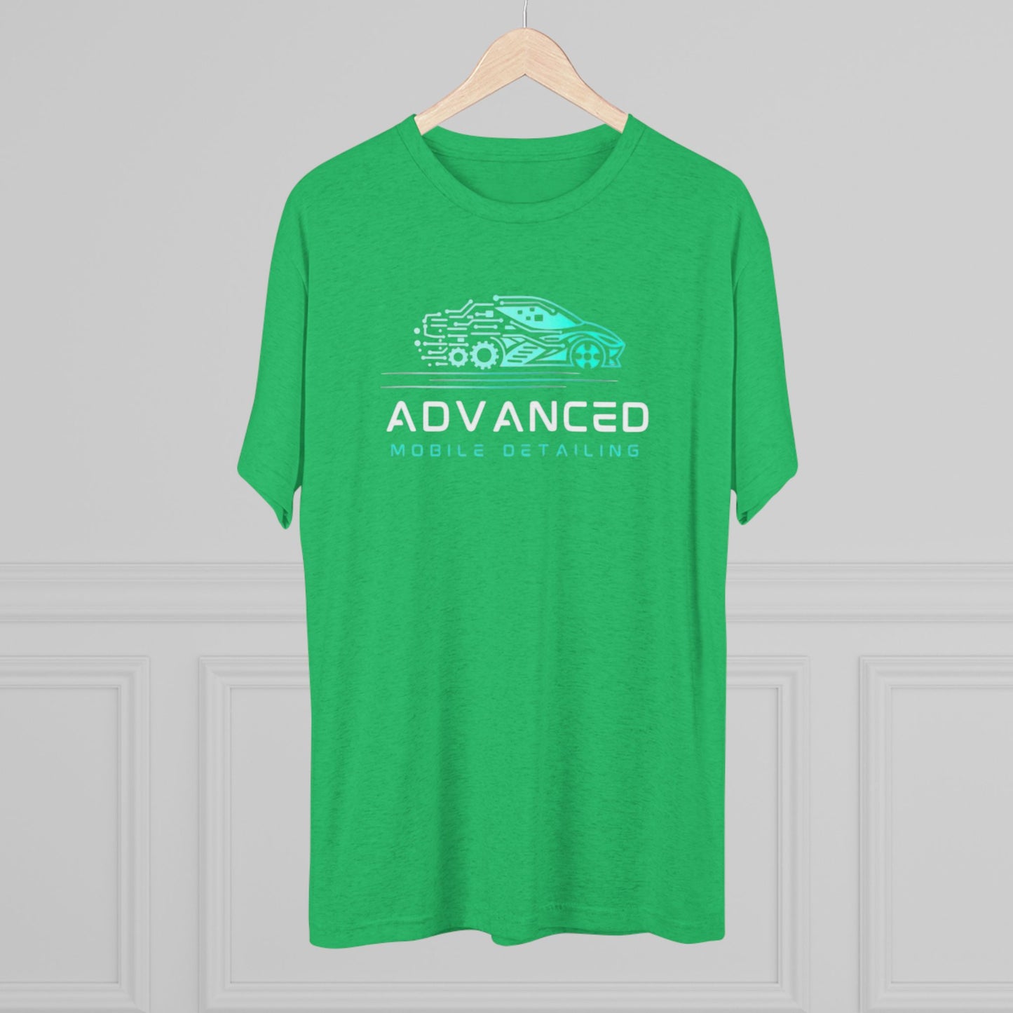 Advanced Mobile Detailing, Tri-blend, Tee | Car Enthusiast T-Shirt, Custom Auto Care Shirt, Gift for Car Lovers, Unique Vehicle Detailing Apparel