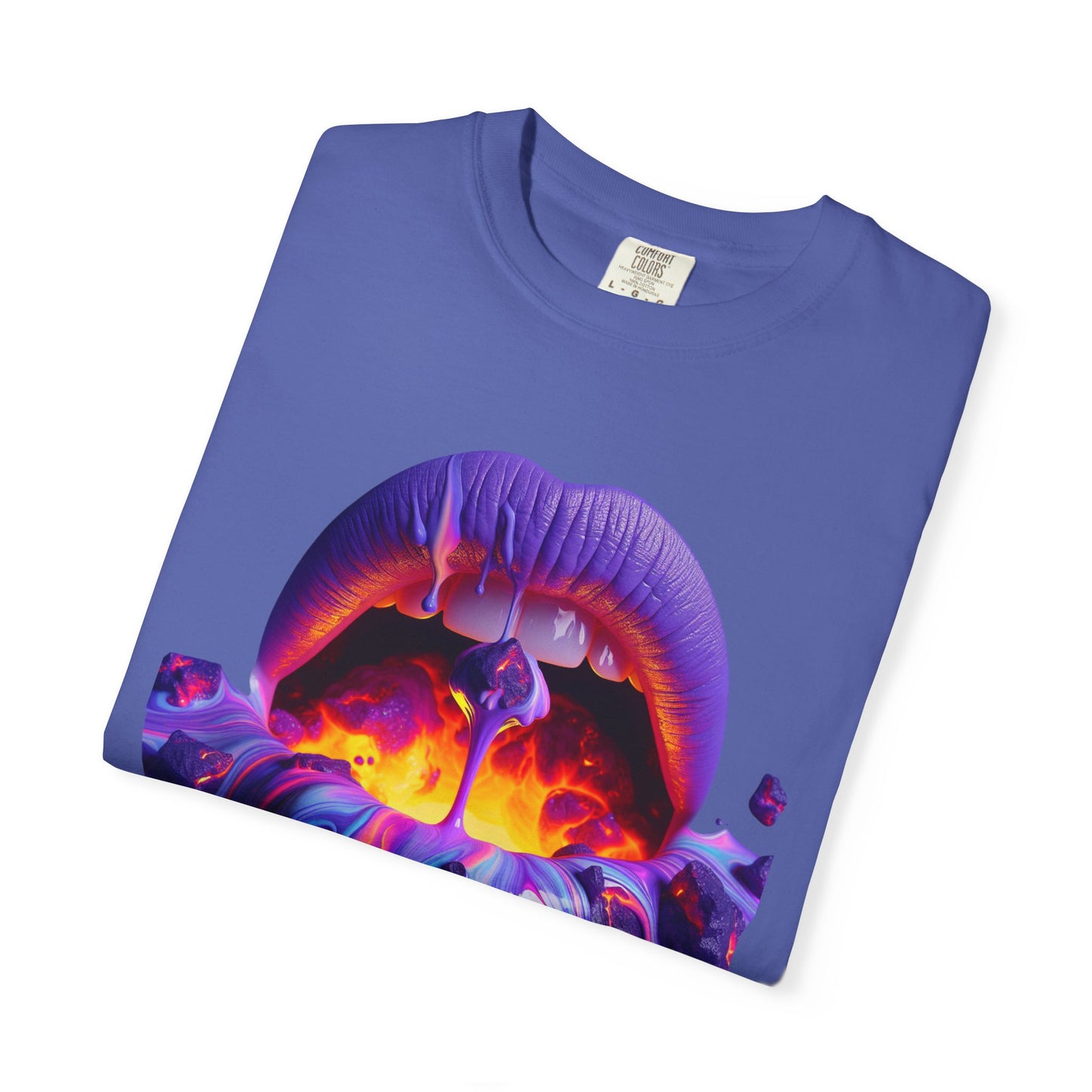 Lava Lips, Unisex Garment-Dyed T-shirt