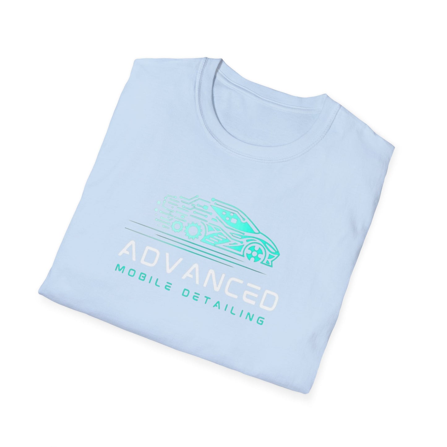 Advanced Mobile, classic tee, Unisex Softstyle T-Shirt - Perfect for Auto Lovers, Gifts, Mobile Detailing, Casual Wear, and Car Shows