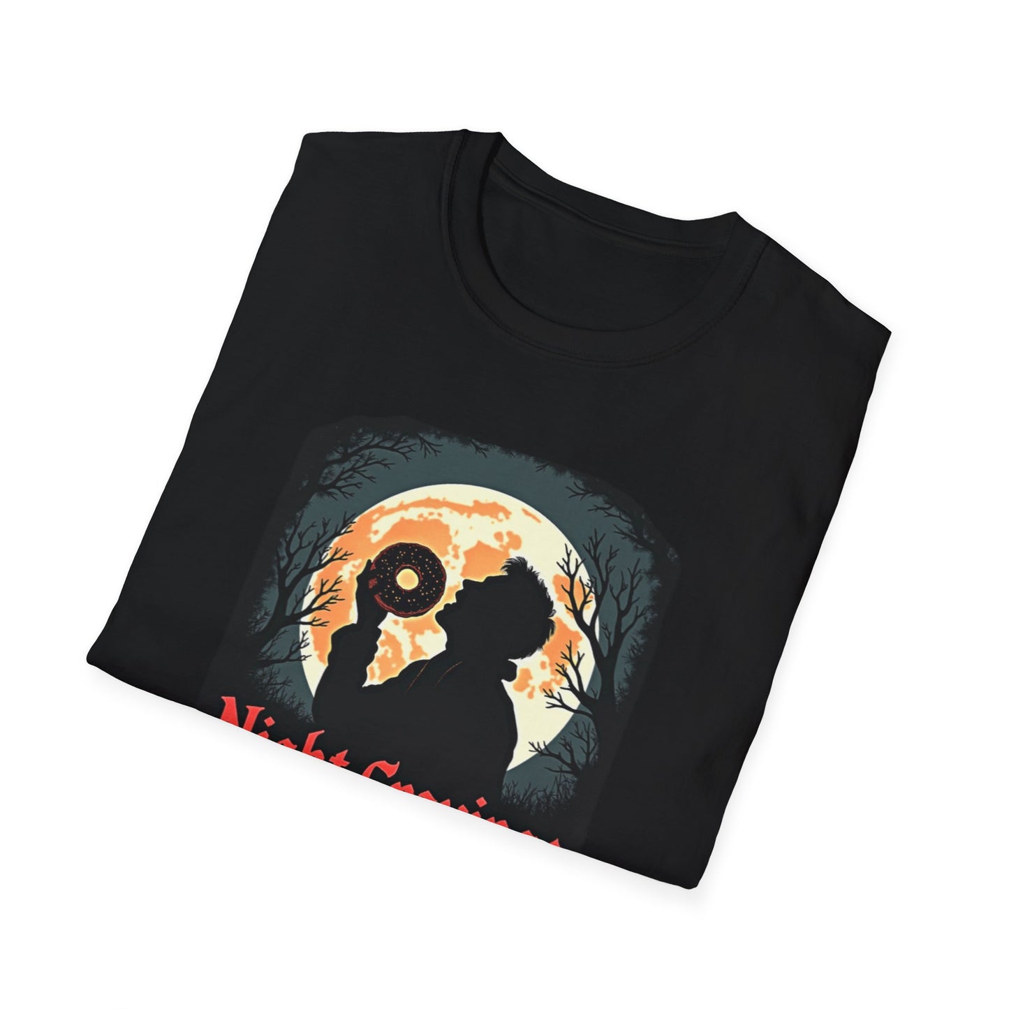 Night Cravings T-Shirt, Halloween Tee, Spooky Gift, Autumn Style, Horror Lovers Apparel, Graphic Shirt