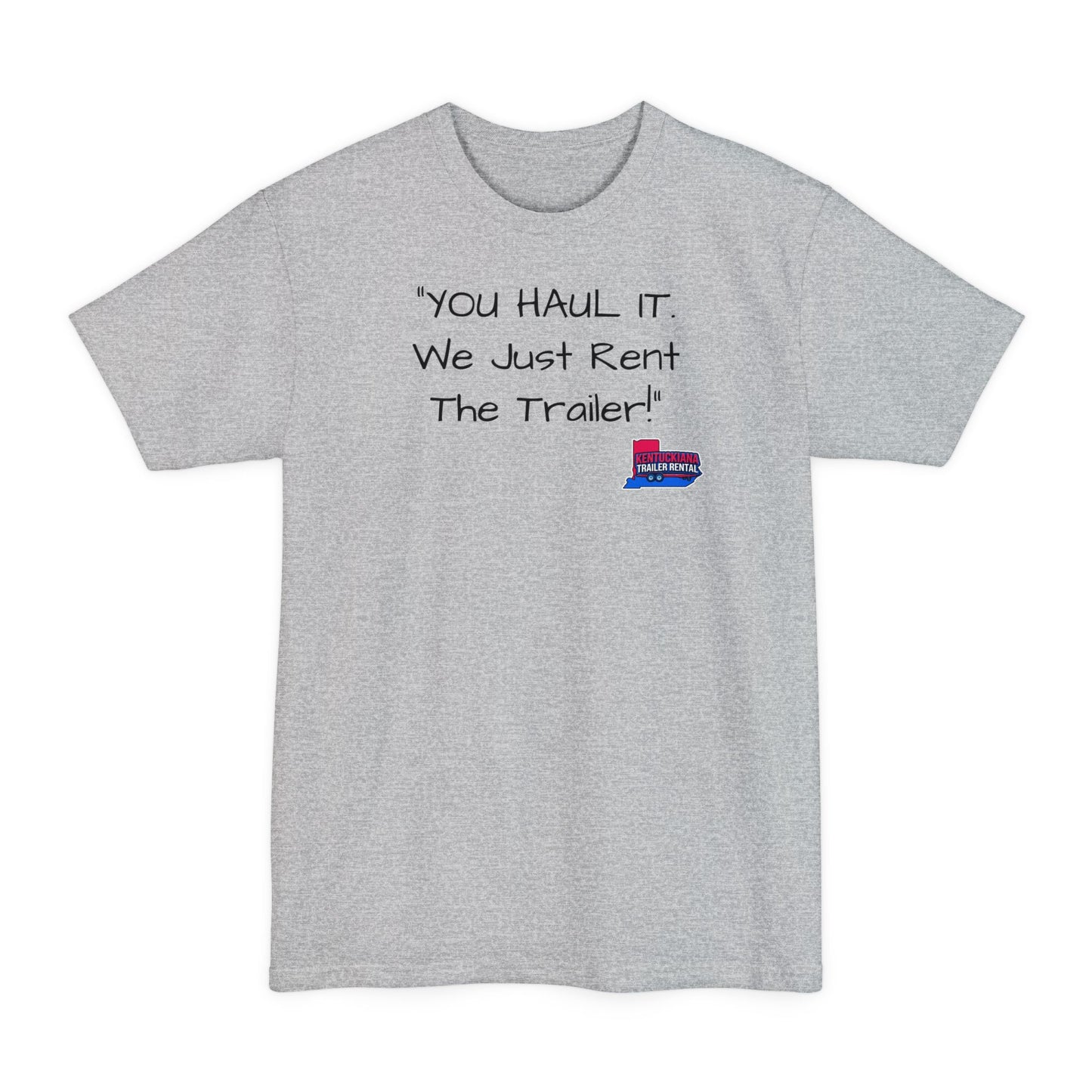 Tall mock1, Kentuckiana small biz swag, T-Shirt | Casual Souvenir Tee, Road Trip Gear, Gift for Trailer Owners, Fun Outdoor Wear, Unisex Apparel