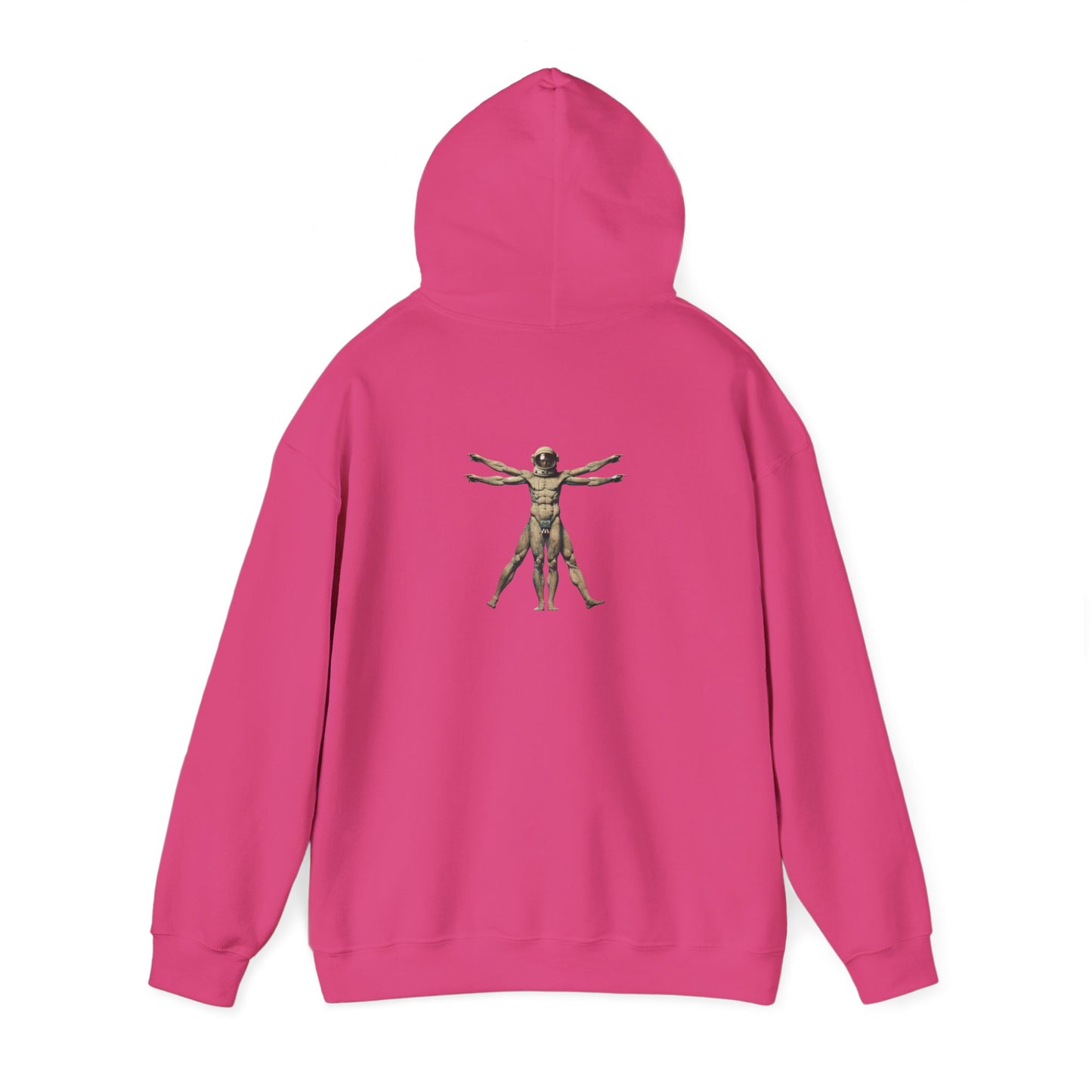 Psychonaut Staple, Vitruvian Hoody,Unisex Heavy Blend™ Hooded Sweatshirt - Psychonaut Swag
