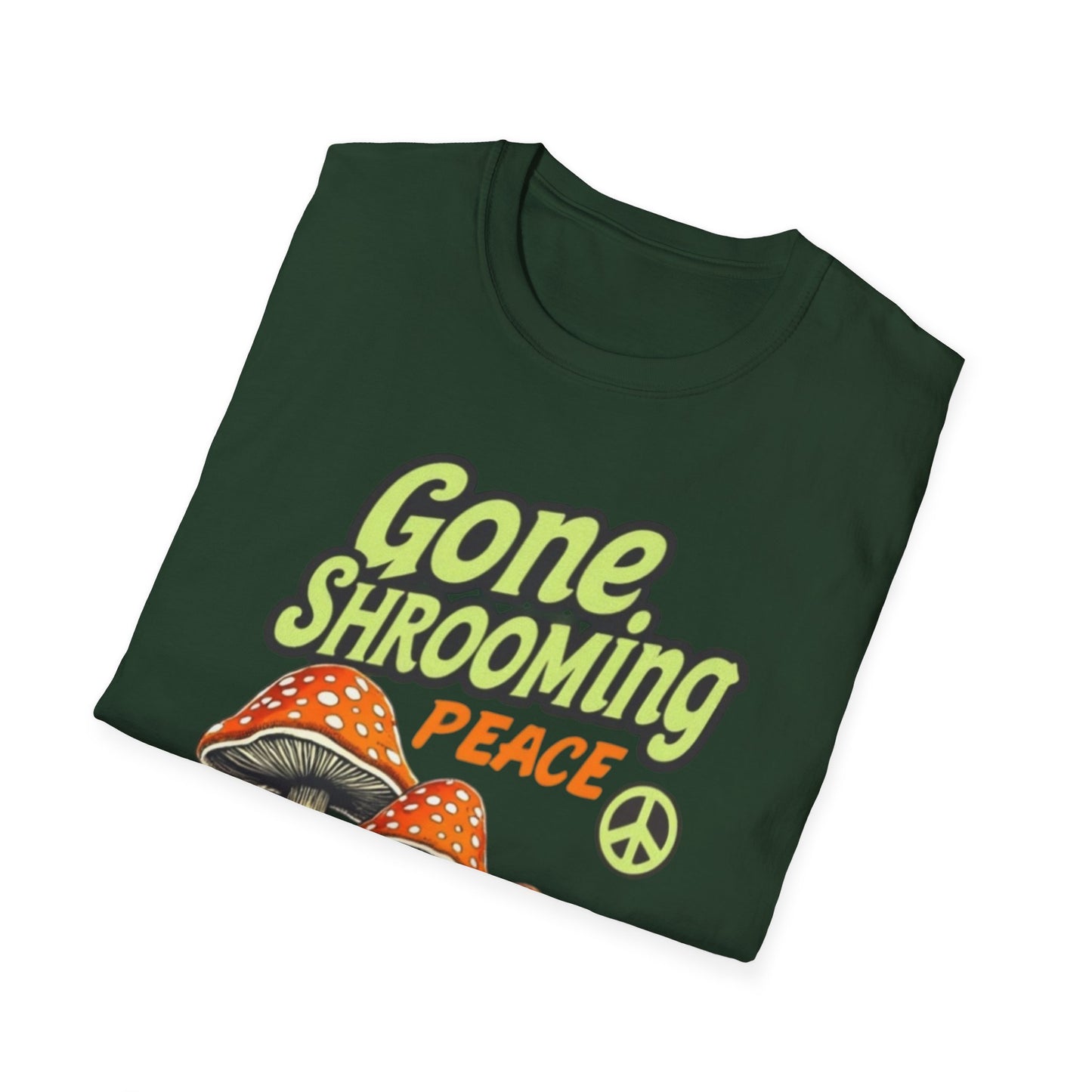 Gone Shrooming Unisex T-Shirt - Funny Mushroom Tee for Nature Lovers, Gift for Hikers, Campers, and Outdoor Enthusiasts - Psychonaut Swag