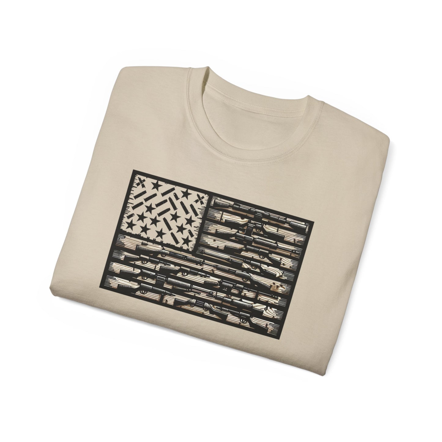 2nd Amendment Flag, Unisex Ultra Cotton Tee - Psychonaut Swag