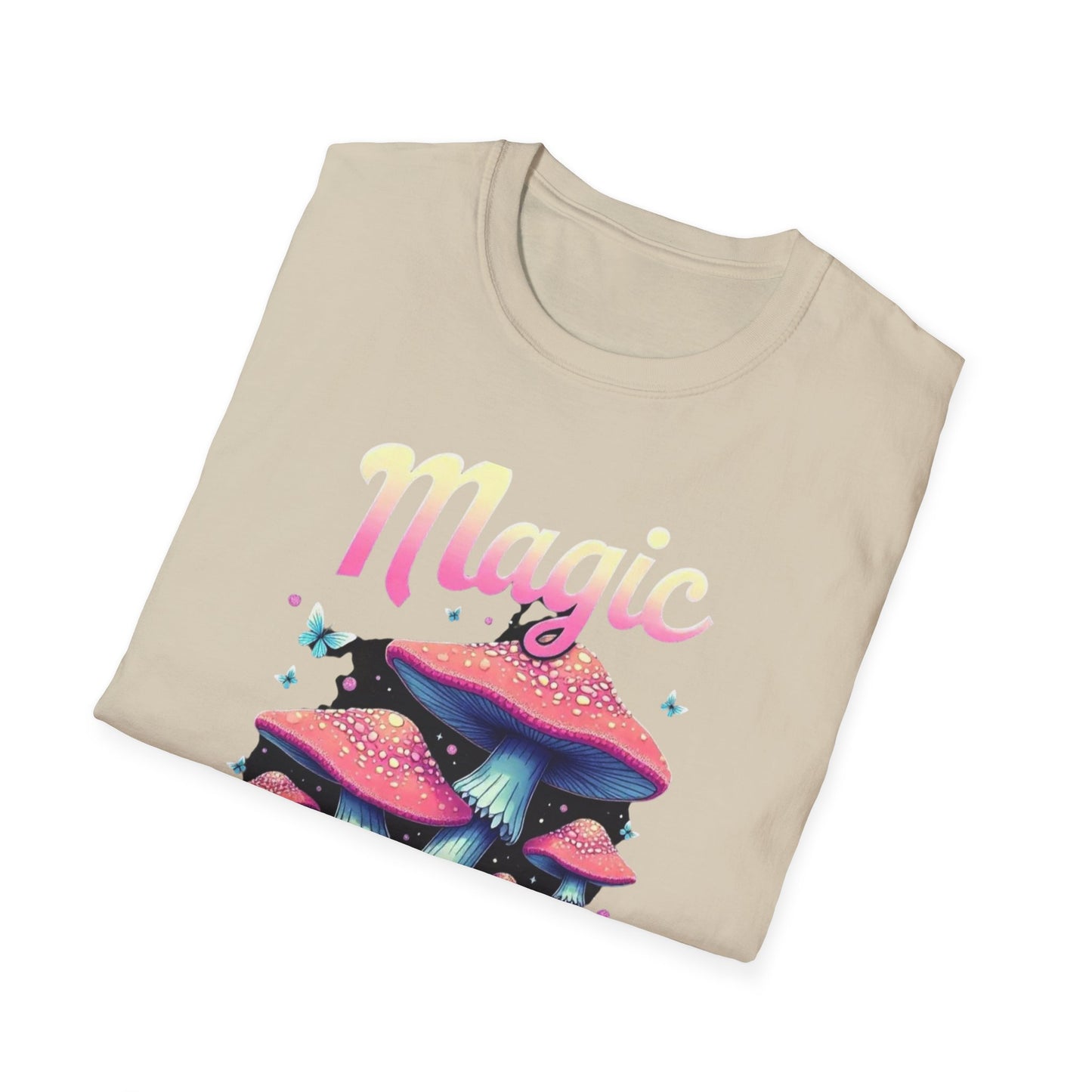 Magic Mushroom Unisex T-Shirt, Psychedelic Tee, Nature Lovers Gift, Trendy Graphic Shirt, Festival Wear, Eco-Friendly Apparel - Psychonaut Swag