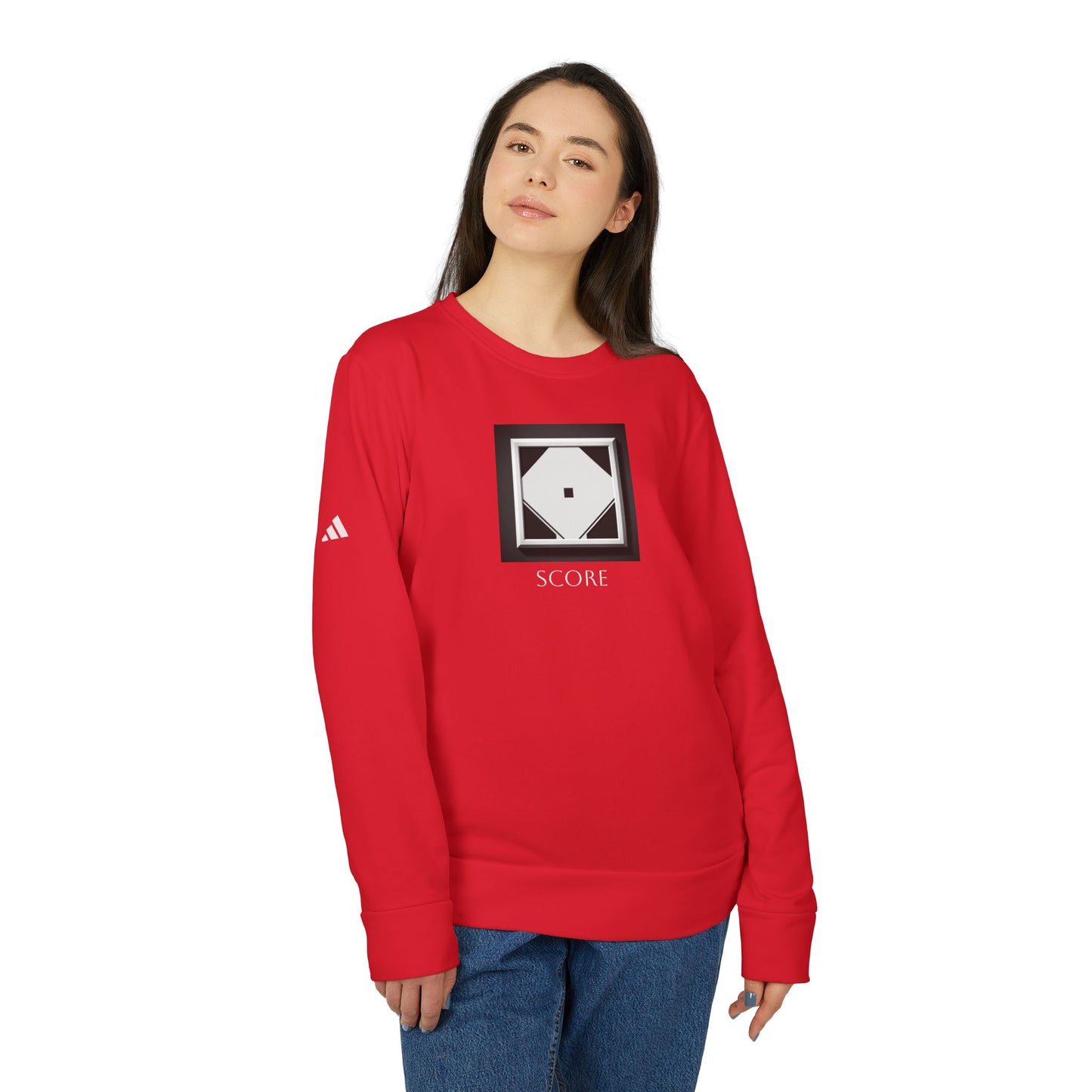Score, adidas Unisex Fleece Crewneck Sweatshirt - Psychonaut Swag