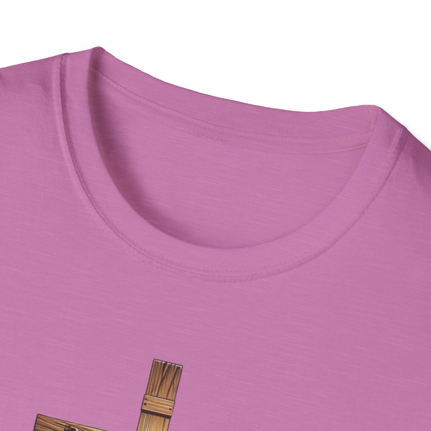 On the Cross, Unisex Softstyle T-Shirt - Psychonaut Swag