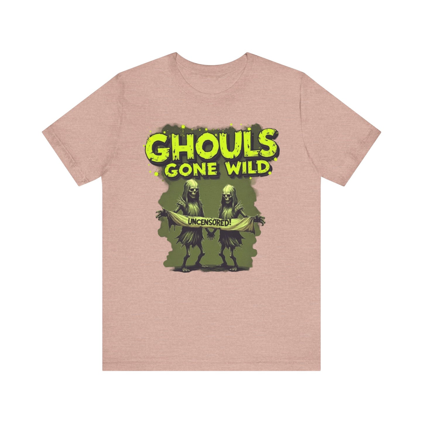Ghouls Gone Wild Tee, Funny Halloween T-Shirt, Unisex Graphic Tee, Spooky Party Shirt, Casual Wear for Halloween