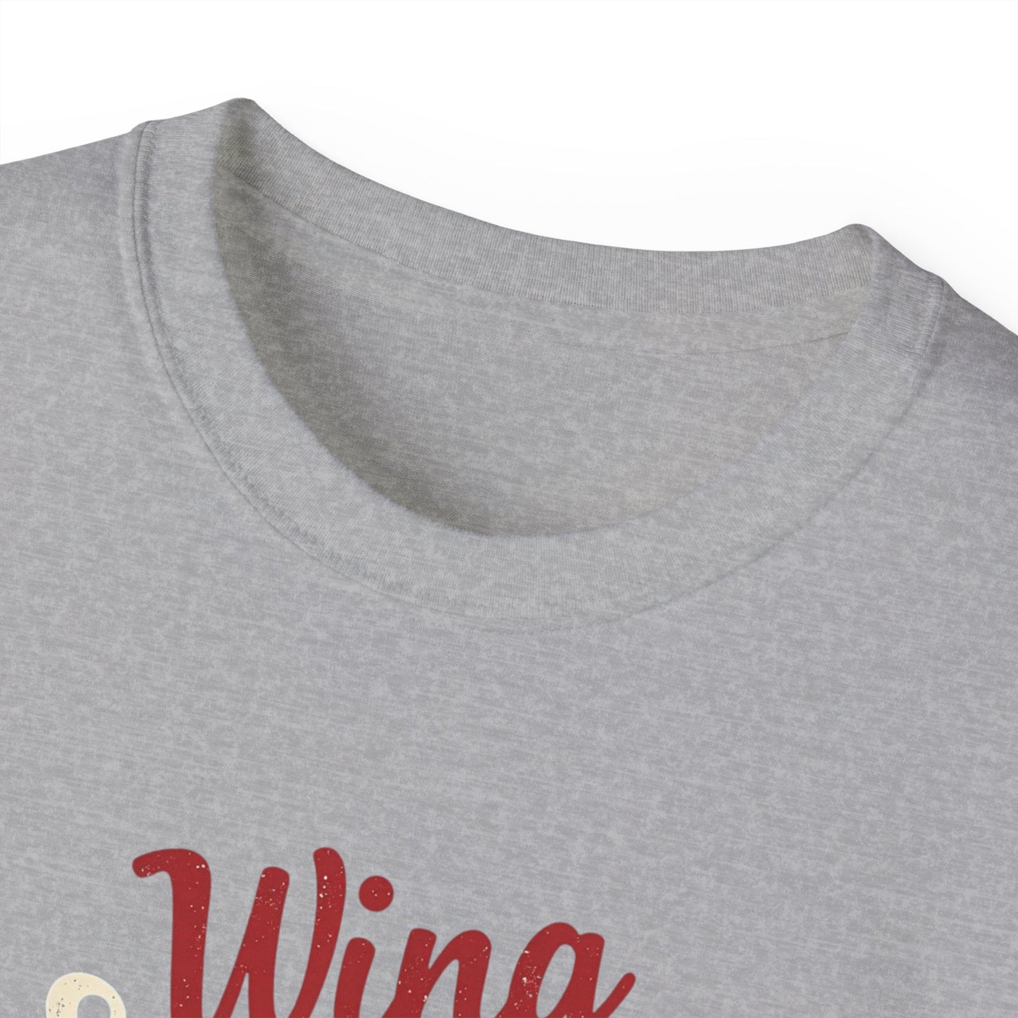 Wing Sweetheart Unisex Ultra Cotton Tee | Cute Graphic Shirt, Valentine's Day Gift, Trendy Casual Wear, Heart Theme Apparel, Unique T-Shirt - Psychonaut Swag
