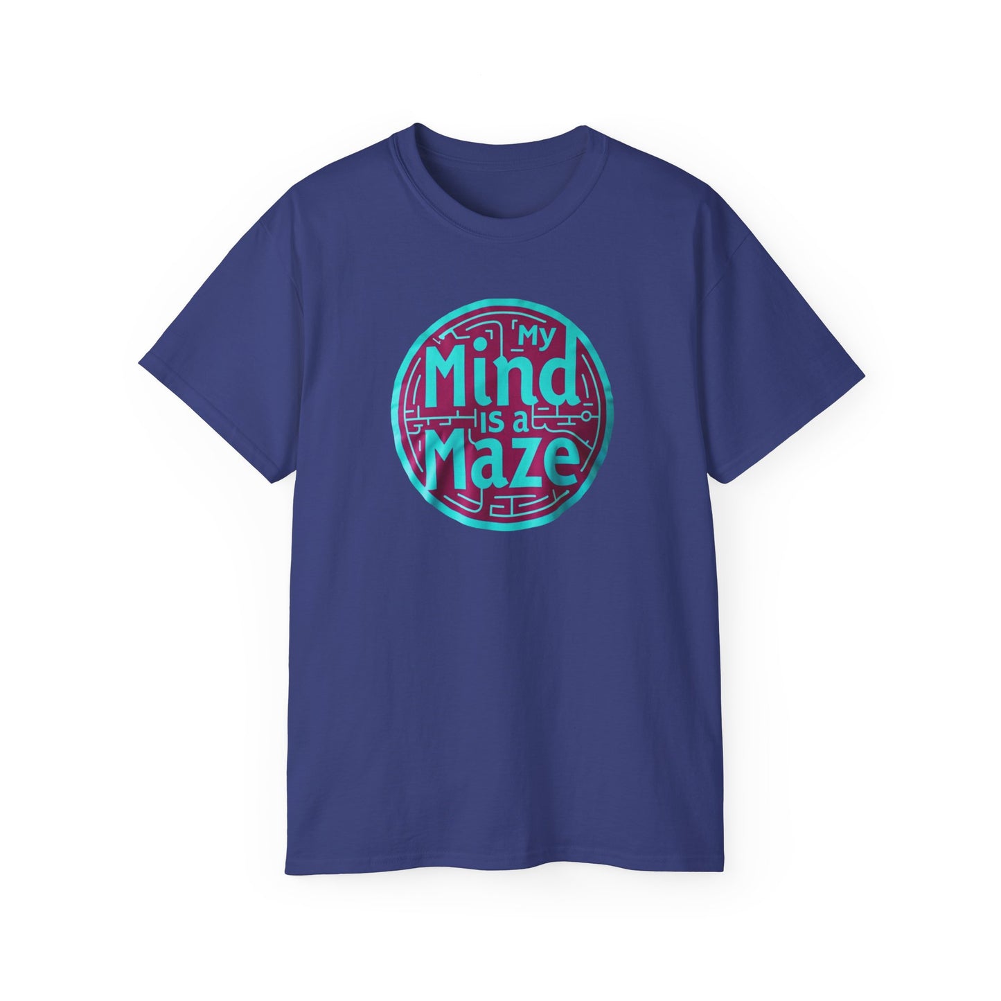 Mind is a Maze Unisex Ultra Cotton Tee - Creative and Thoughtful Shirt - Psychonaut Swag