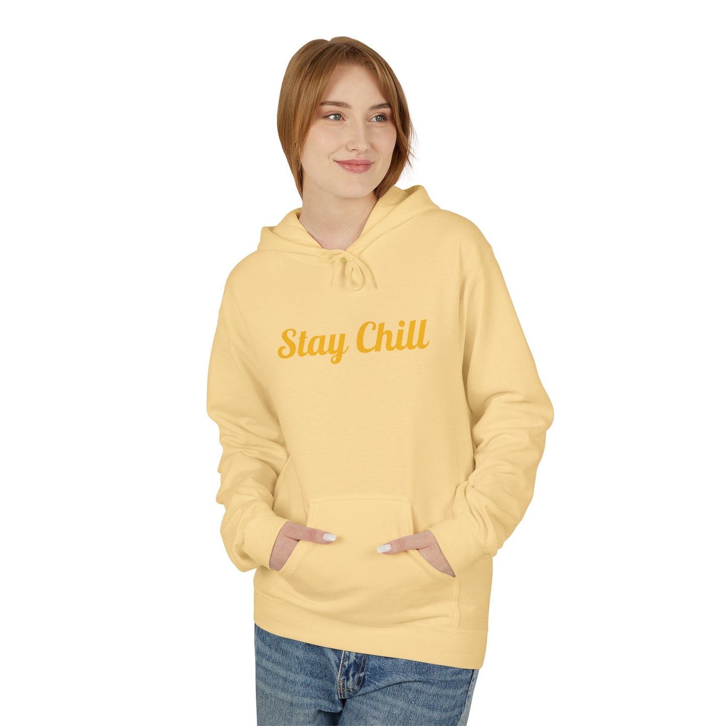 Stay chill, Unisex Midweight Softstyle Fleece Hoodie - Psychonaut Swag