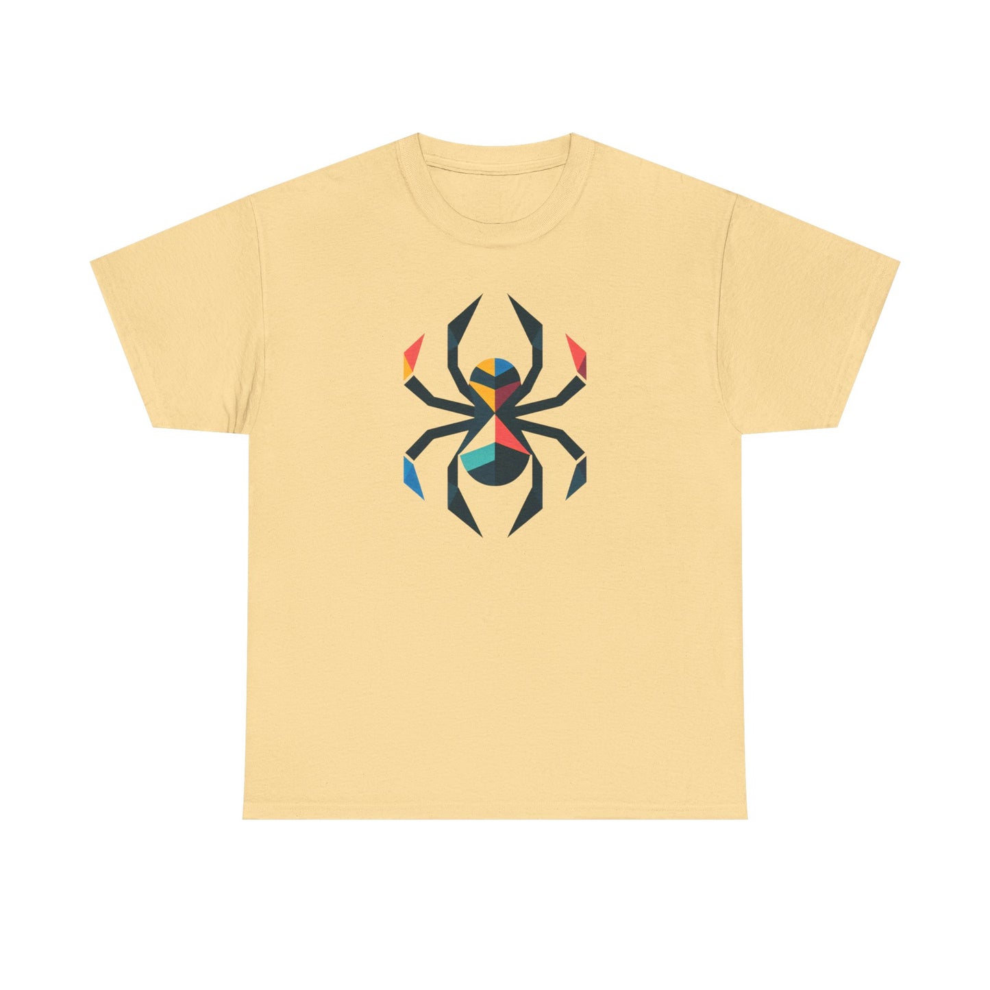 Colorful Spider, Graphic Unisex Heavy Cotton Tee - Psychonaut Swag