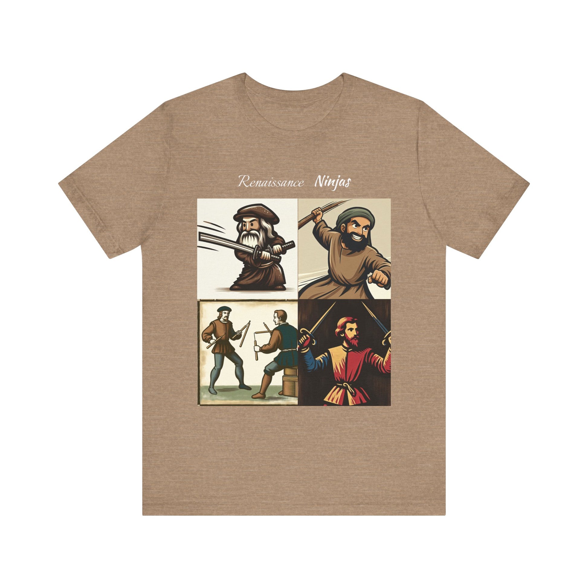 Renaissance Ninjas, Unisex Jersey Short Sleeve Tee - Psychonaut Swag