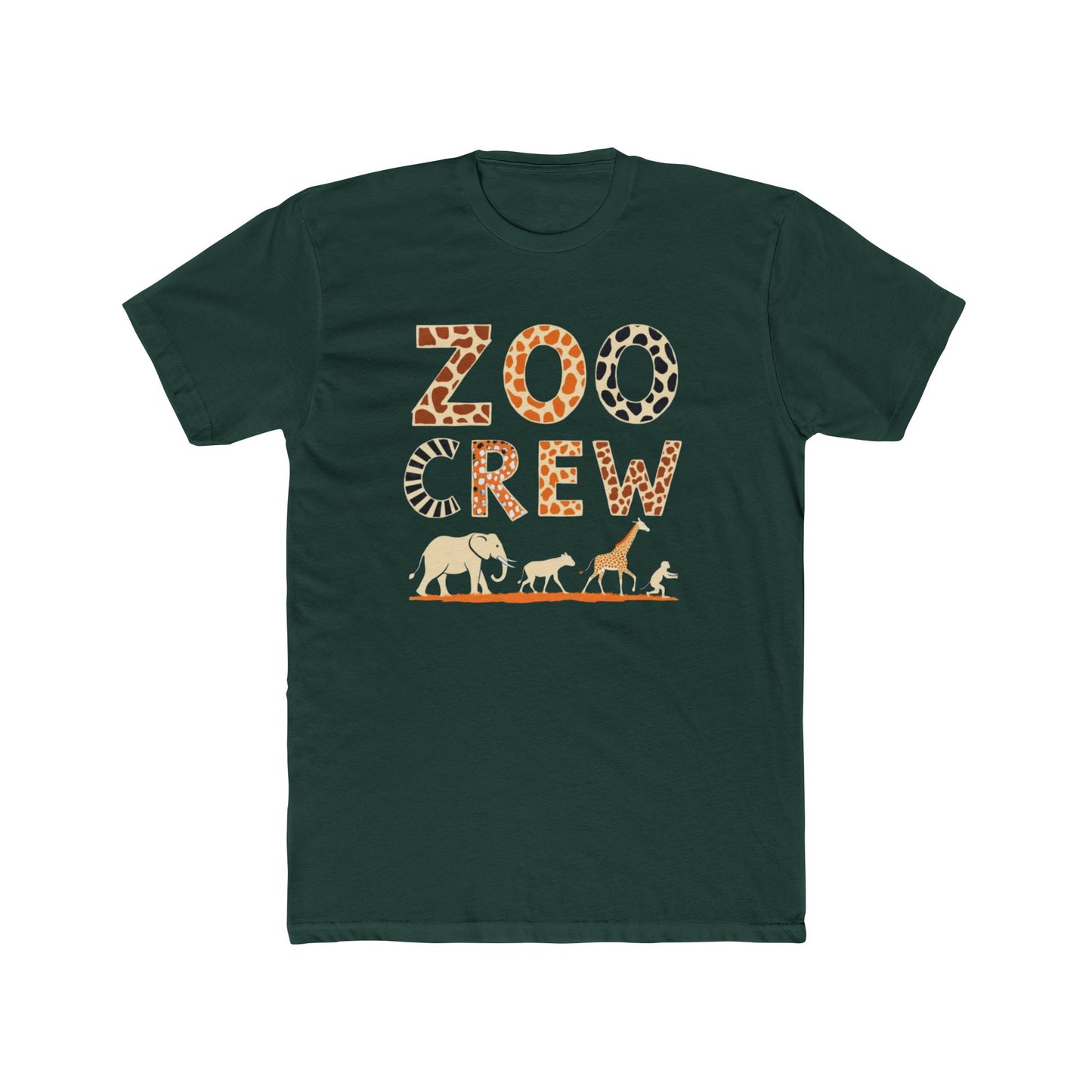 Zoo Crew Unisex Cotton Crew Tee, Animal Shirt, Wildlife Apparel, Zoo Membership Gift, Family Outing Tee, Fun Educational Outfits - Psychonaut Swag