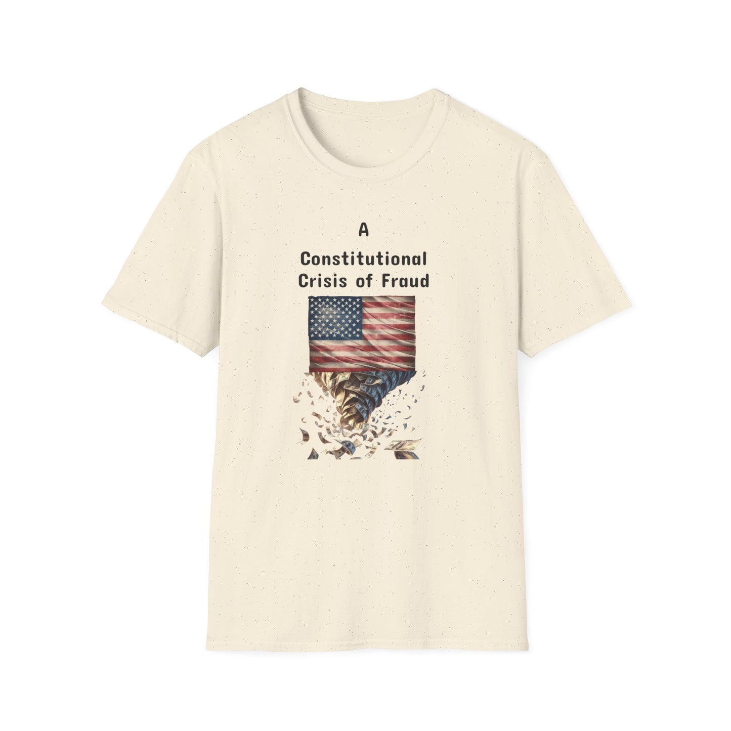 Constitutional Crisis of Fraud, Unisex Softstyle T-Shirt - Psychonaut Swag