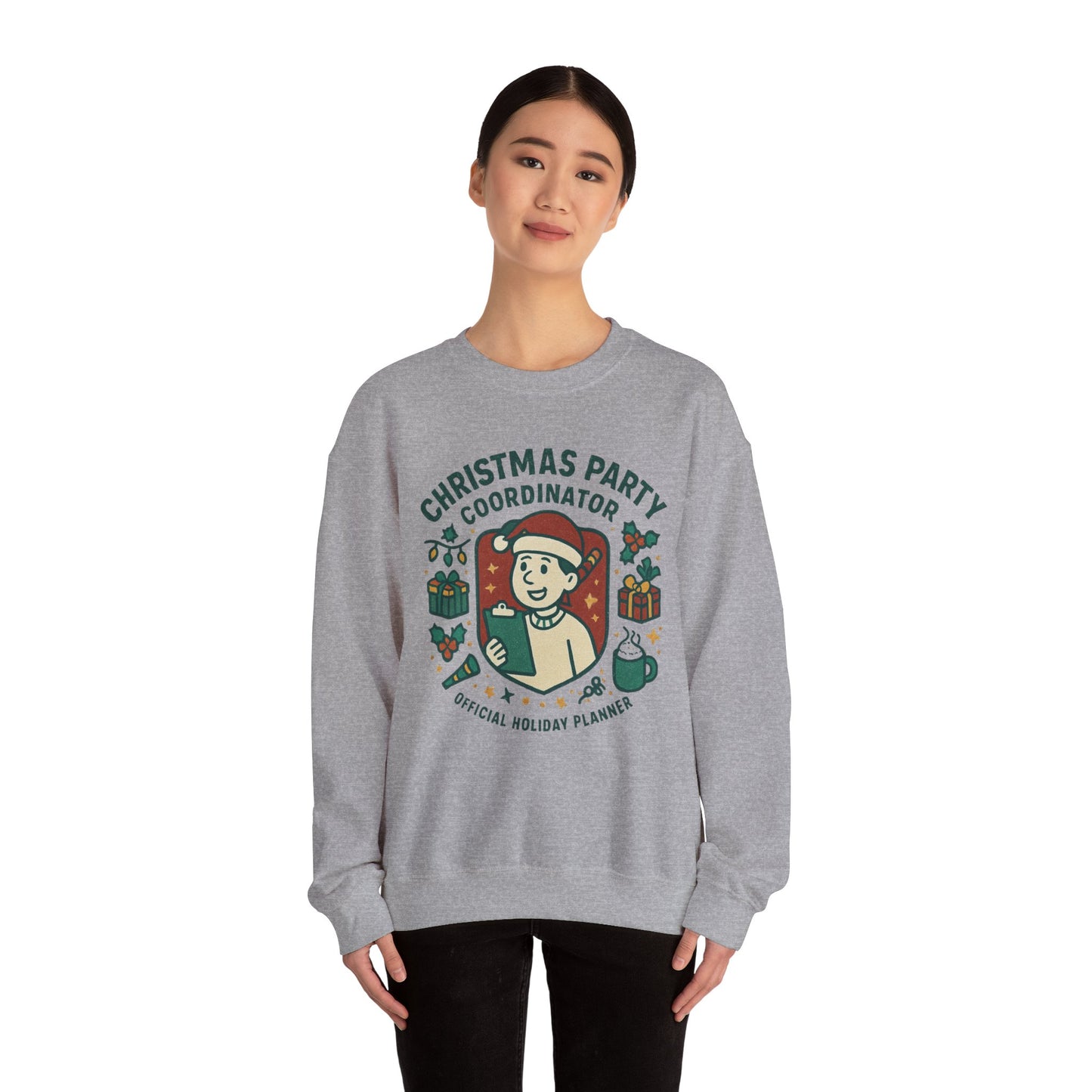 Christmas Party Coordinator, Unisex Heavy Blend™ Crewneck Sweatshirt