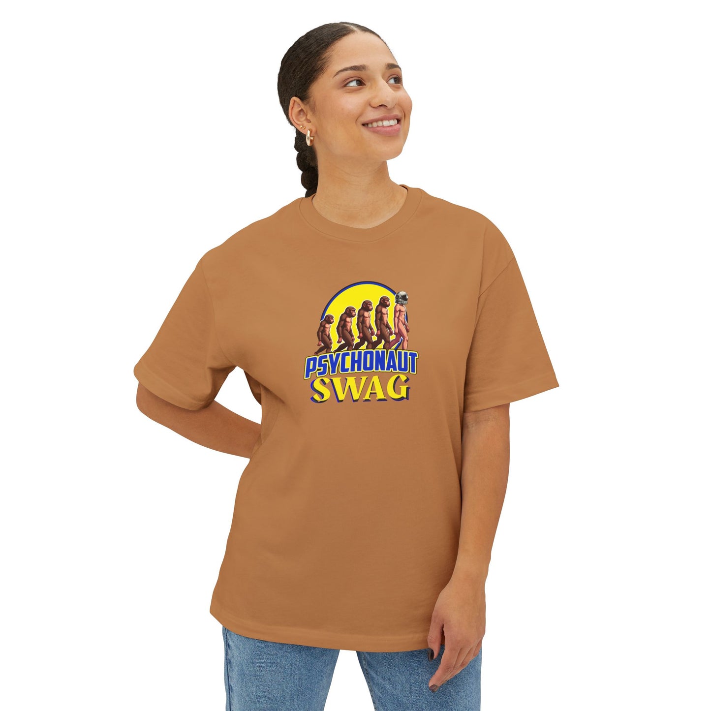 Psychonaut swag, small biz, Boxy Tee, Oversized Tee, Unisex T-Shirt, Casual Wear, Gift for Gamers, Streetwear Fashion, Summer Style