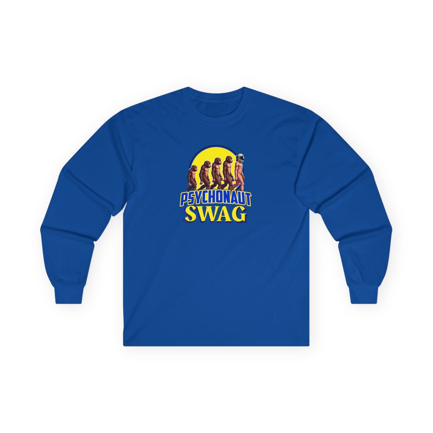 Psychonaut swag, small biz Long Sleeve Tee - Unisex Cotton Shirt for Festival Vibes, Casual Wear, Gift for Music Lovers, Streetwear, Retro Style