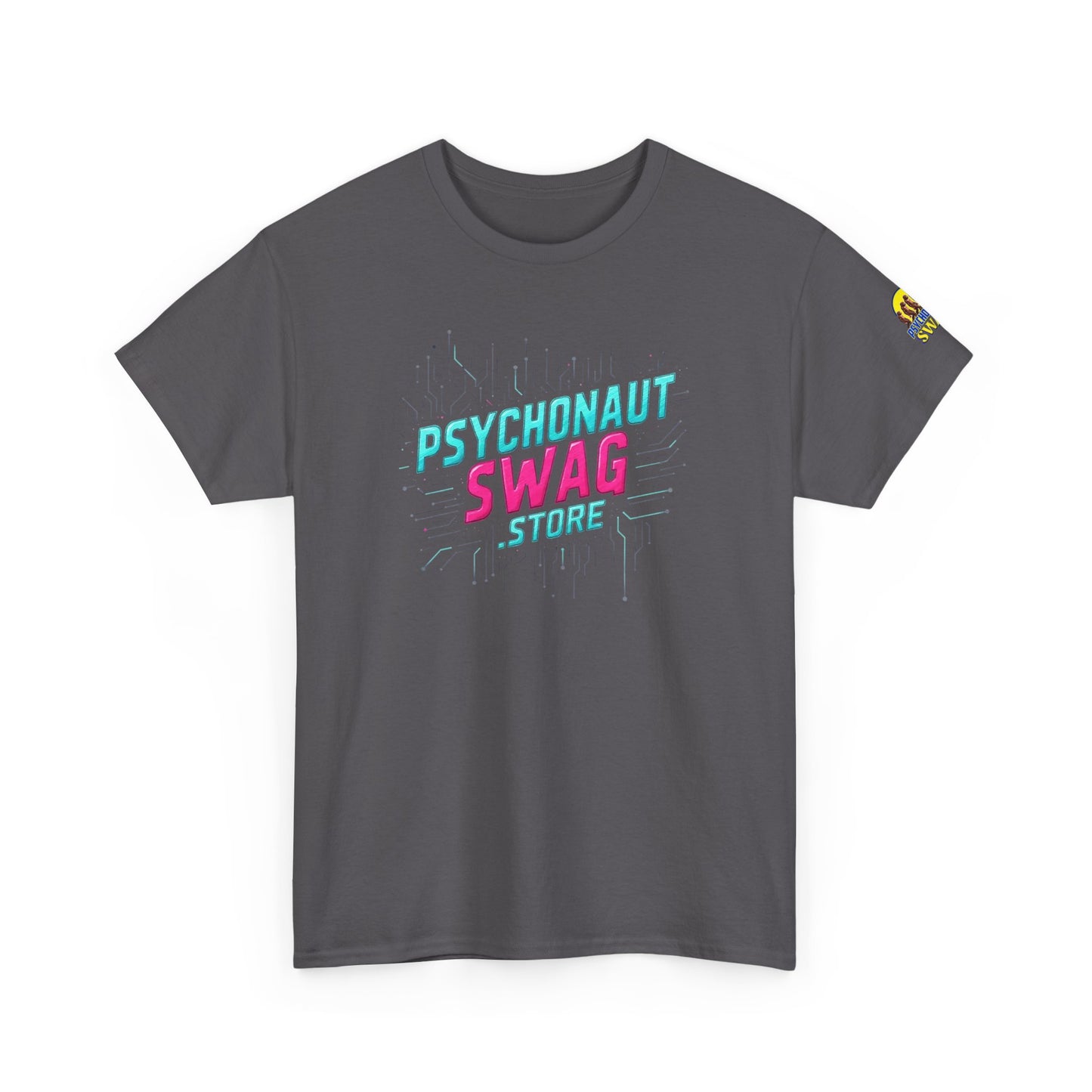 Psychonaut Swag, Human Billboard, Unisex Heavy Cotton Tee